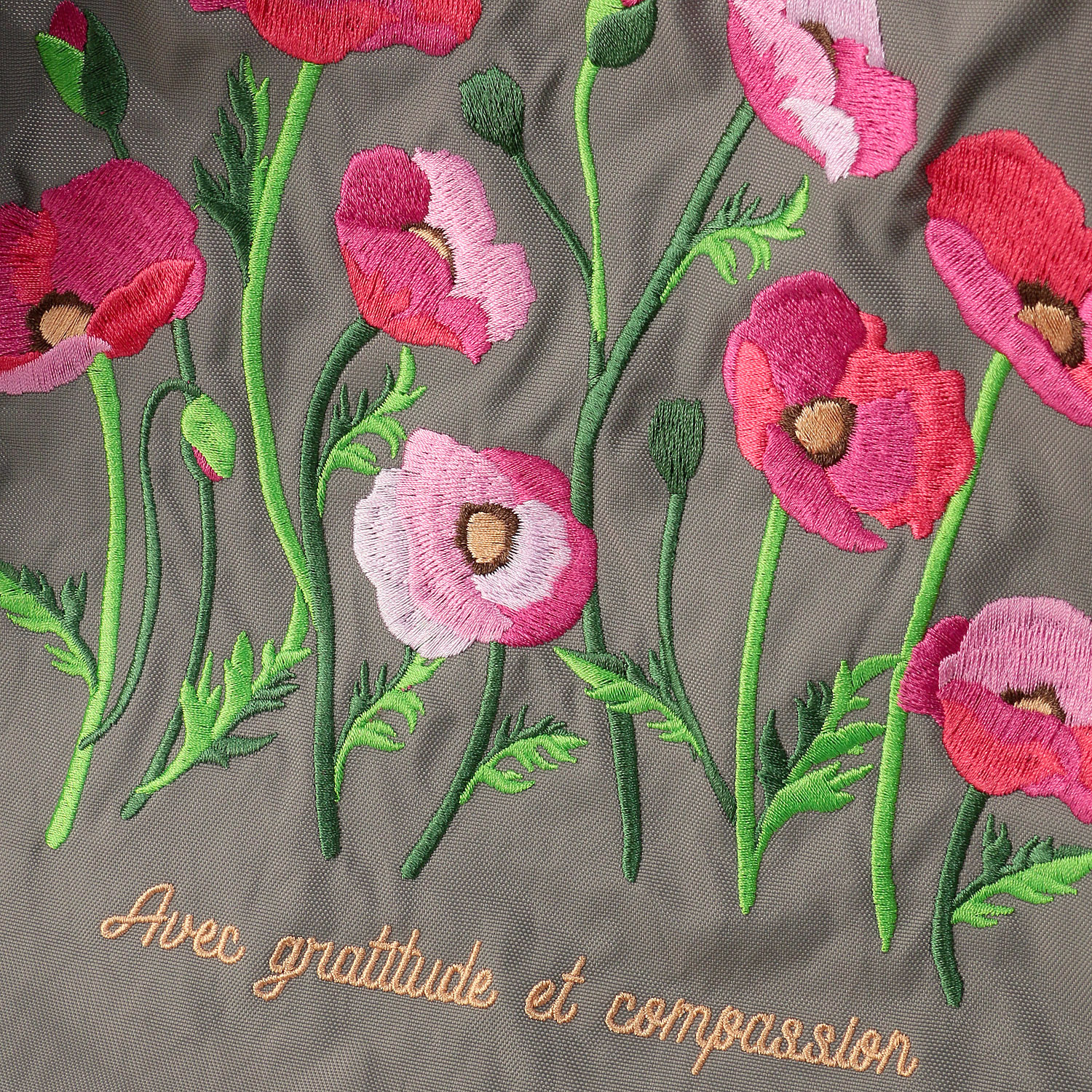 【エトワールオリジナル】フラワー刺繍トートバッグ - 画像12