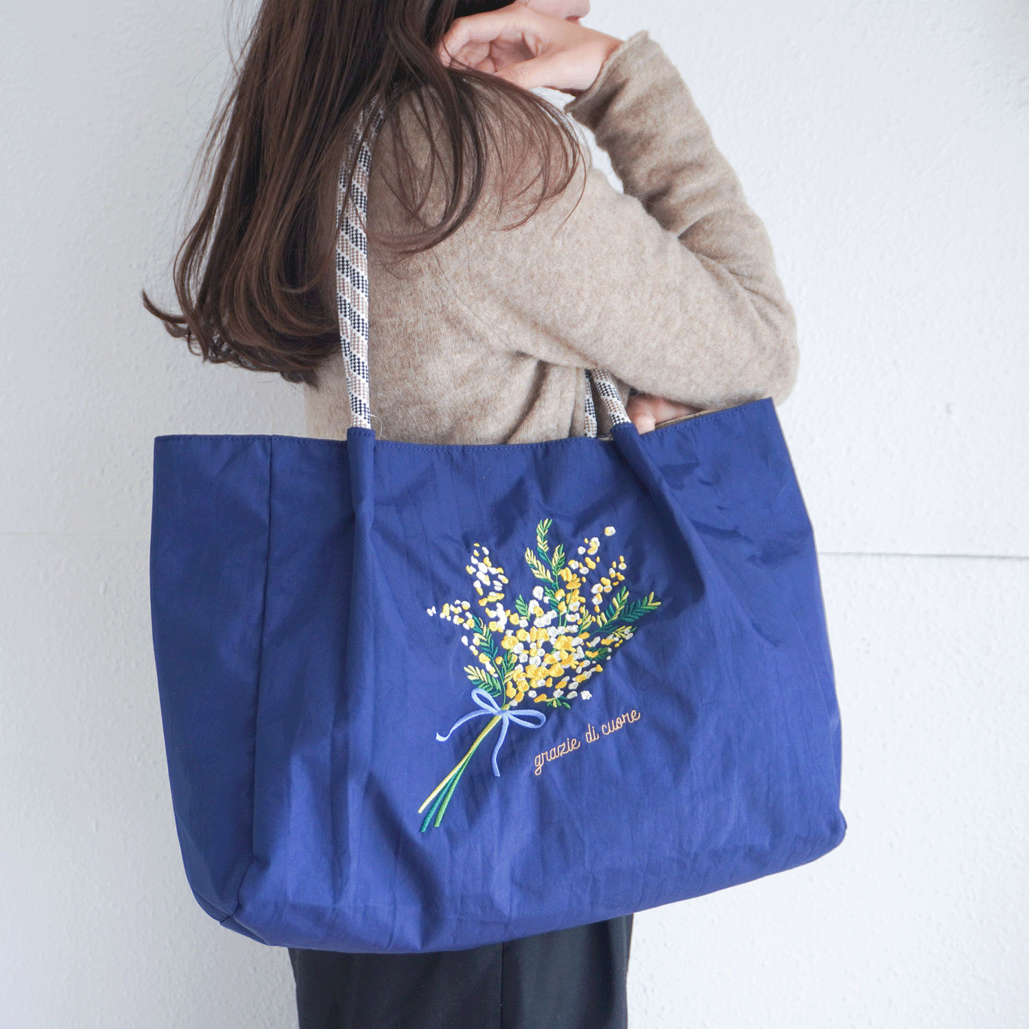 【エトワールオリジナル】フラワー刺繍トートバッグ - 画像20