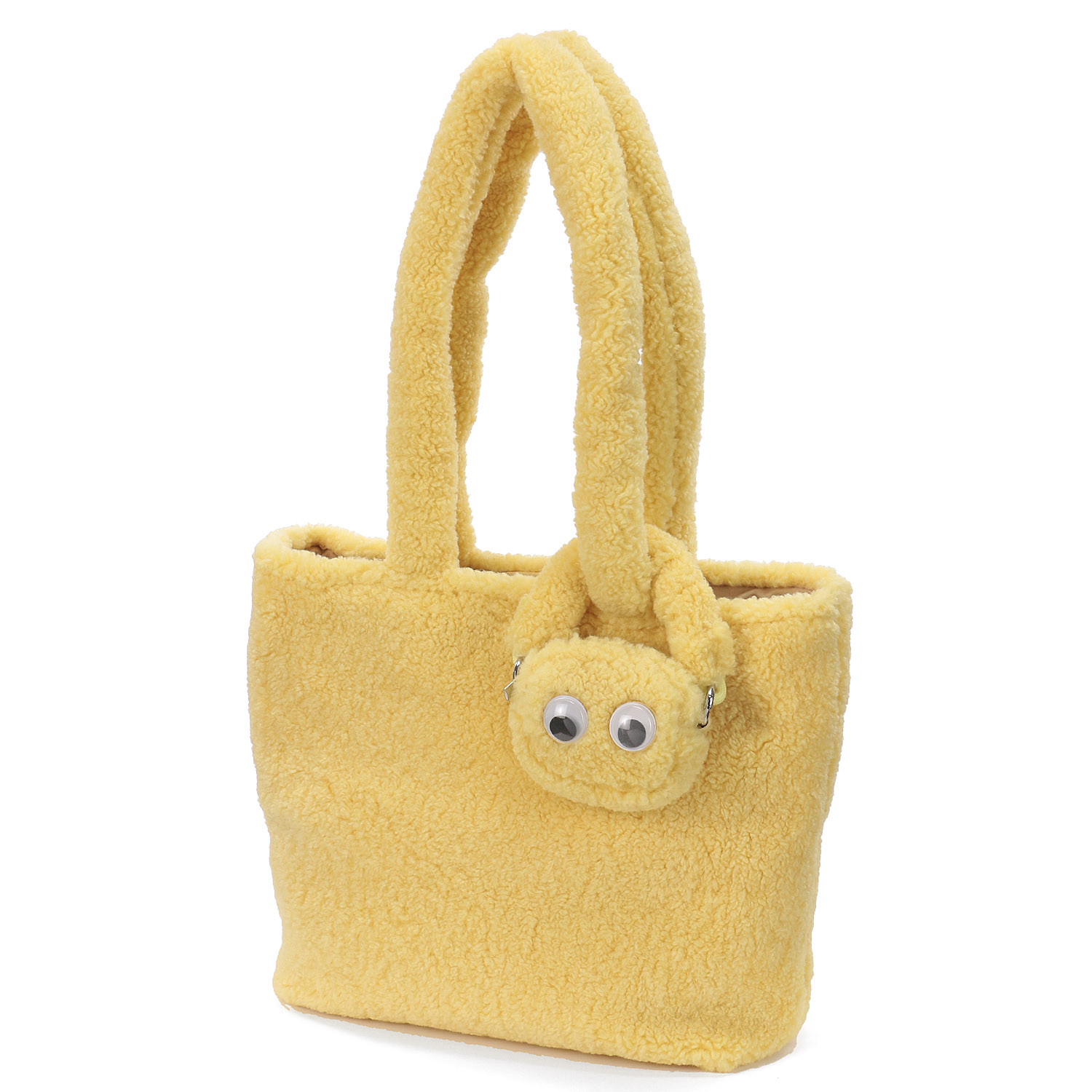 cachecache 目玉ポーチ付ファートートバッグ - 画像4