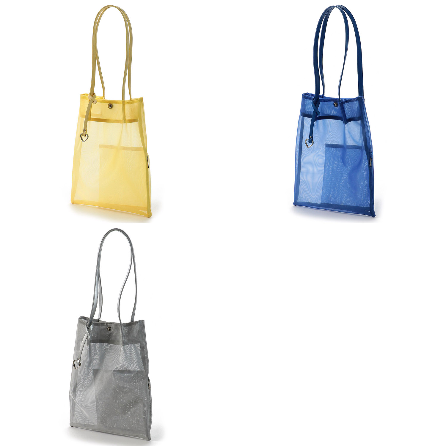 COOCO メッシュフラットトートバッグ - 画像2