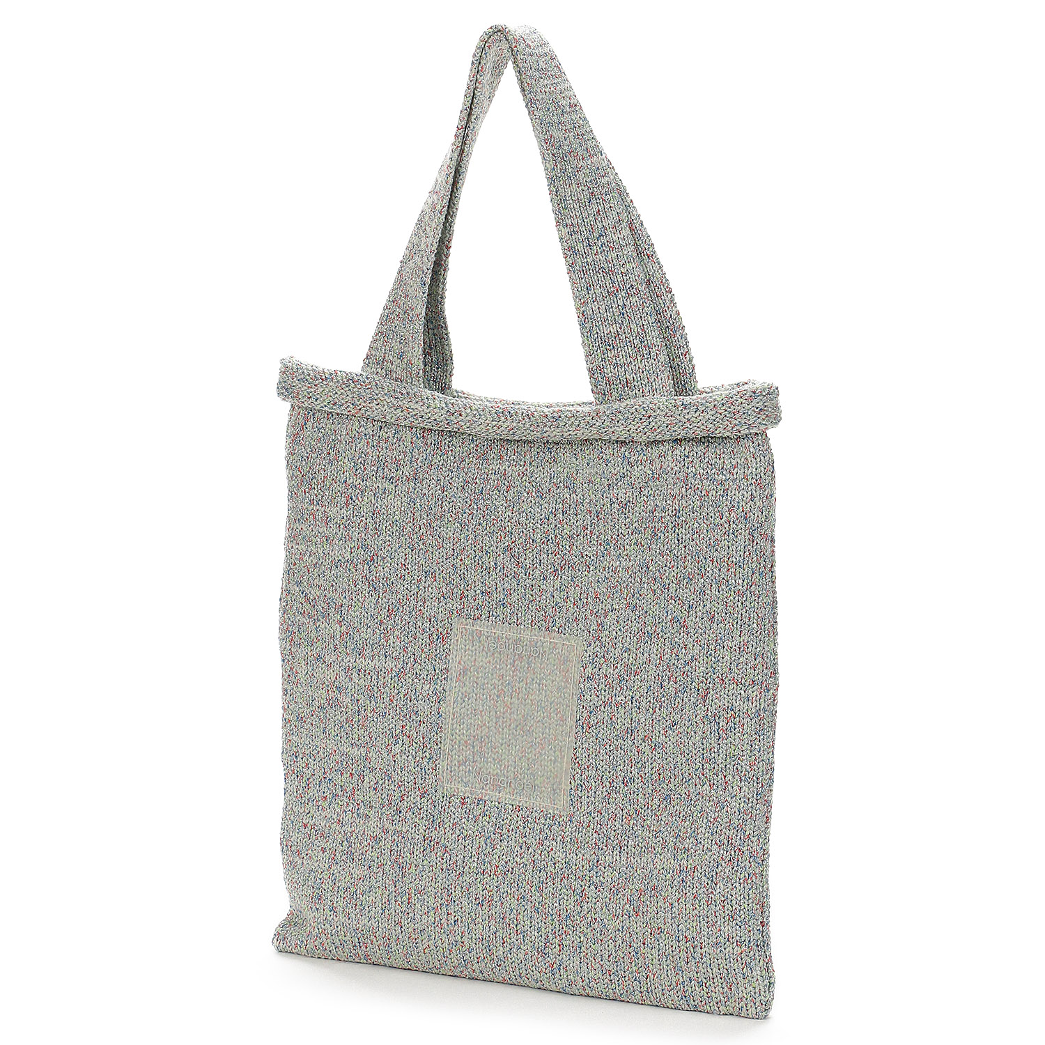 Nananoel MIXラメ入りニットトートバッグ - 画像2