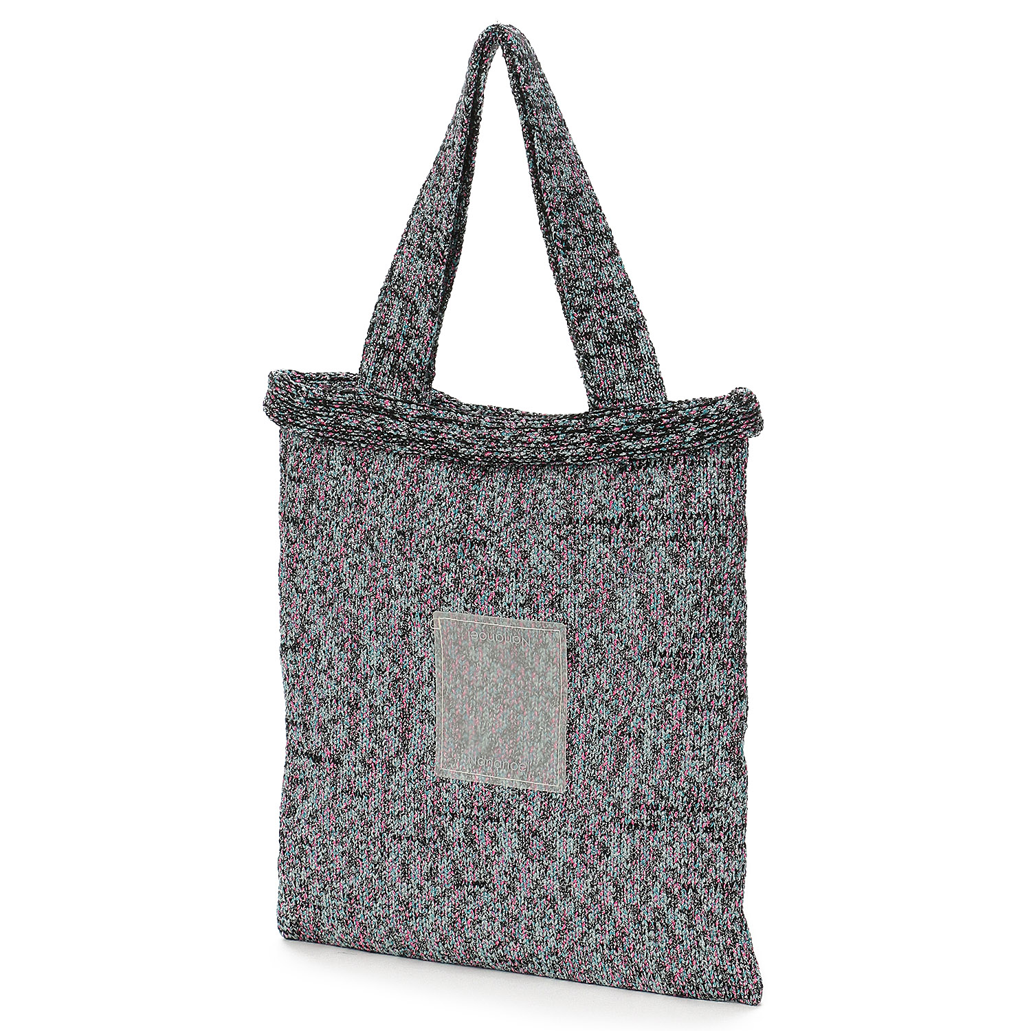 Nananoel MIXラメ入りニットトートバッグ - 画像3