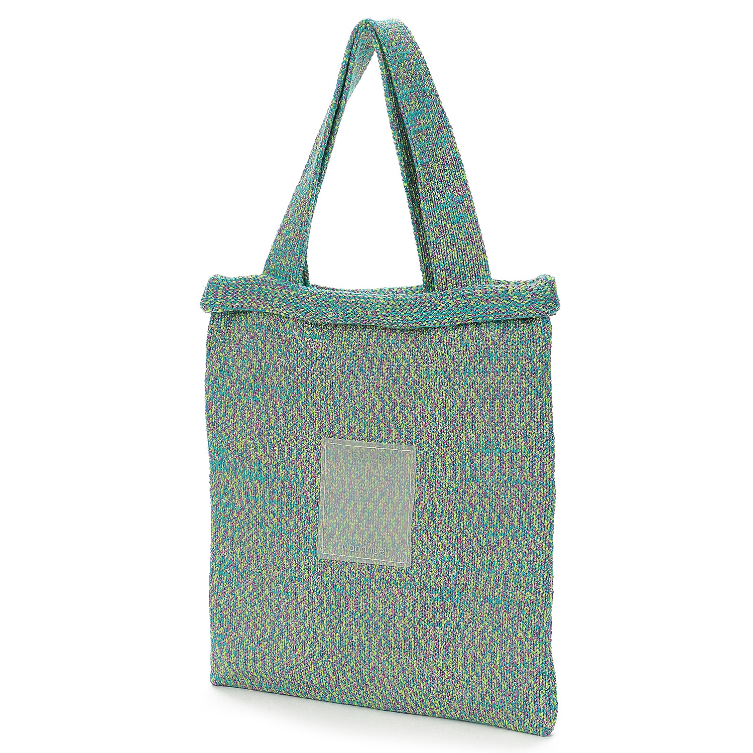 Nananoel MIXラメ入りニットトートバッグ - 画像4