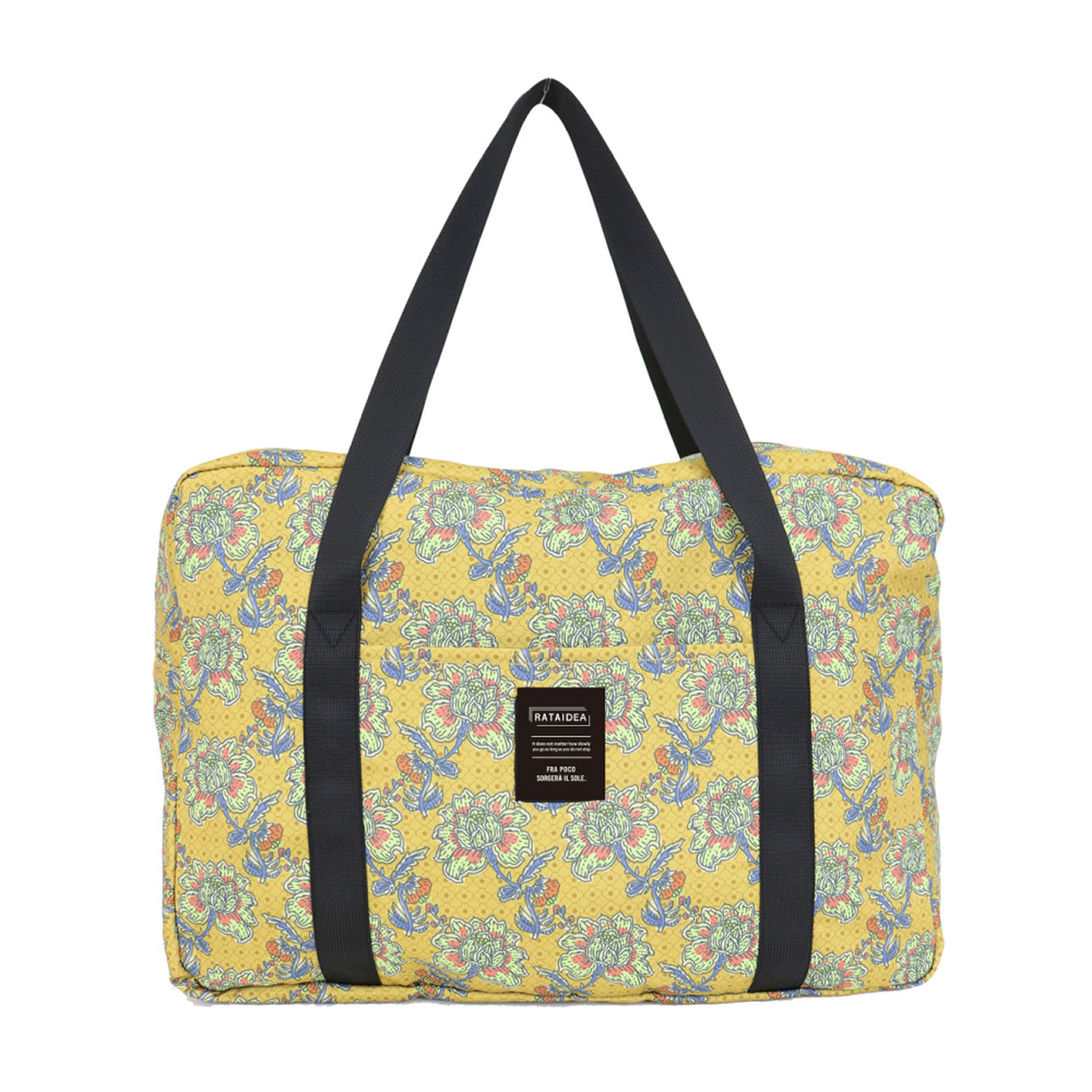 ラタプリント折り畳みボストンバッグ - 画像7