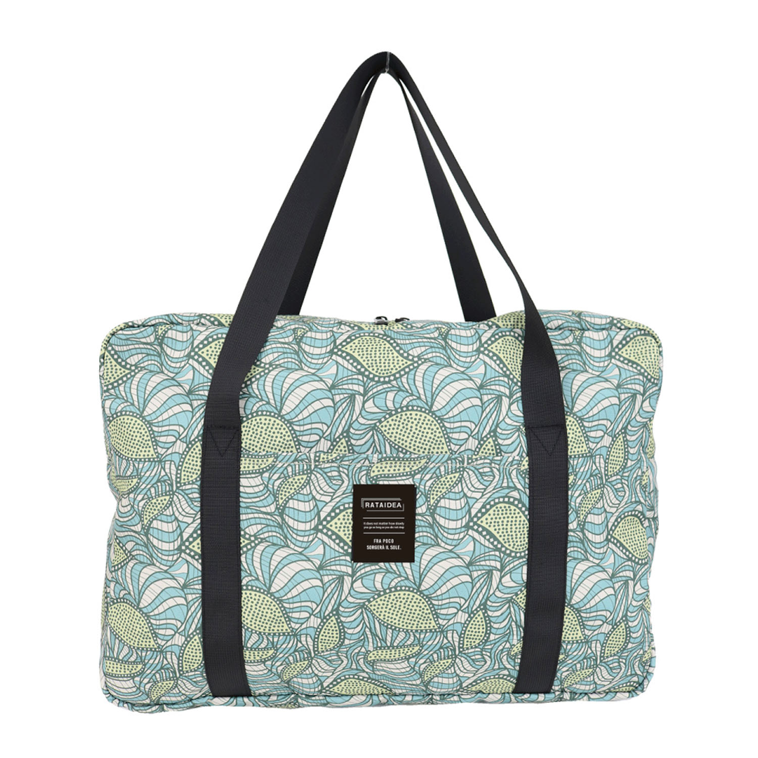 ラタプリント折り畳みボストンバッグ - 画像8