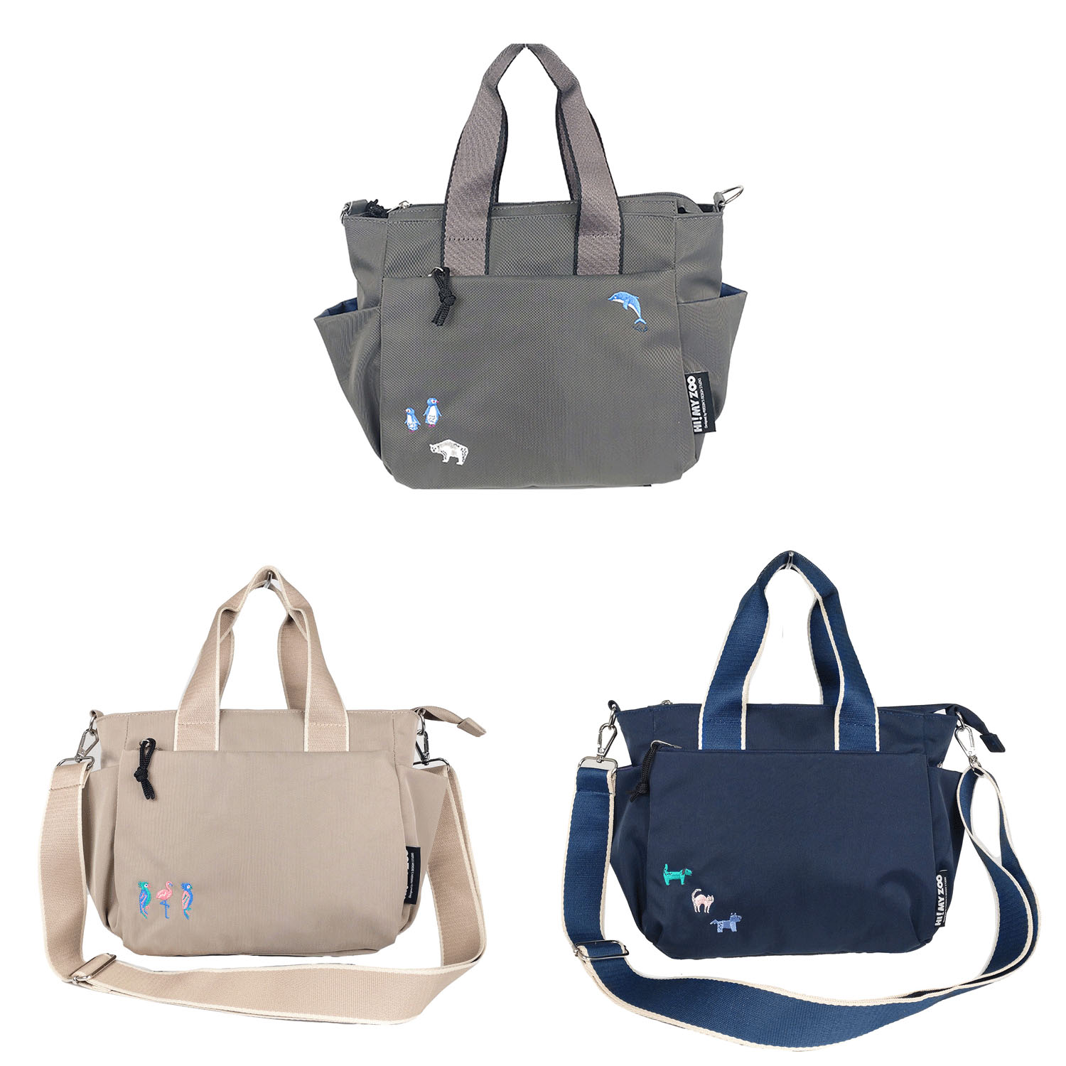 HI！MY ZOO HMZ刺繍2WAYバッグ - 画像8