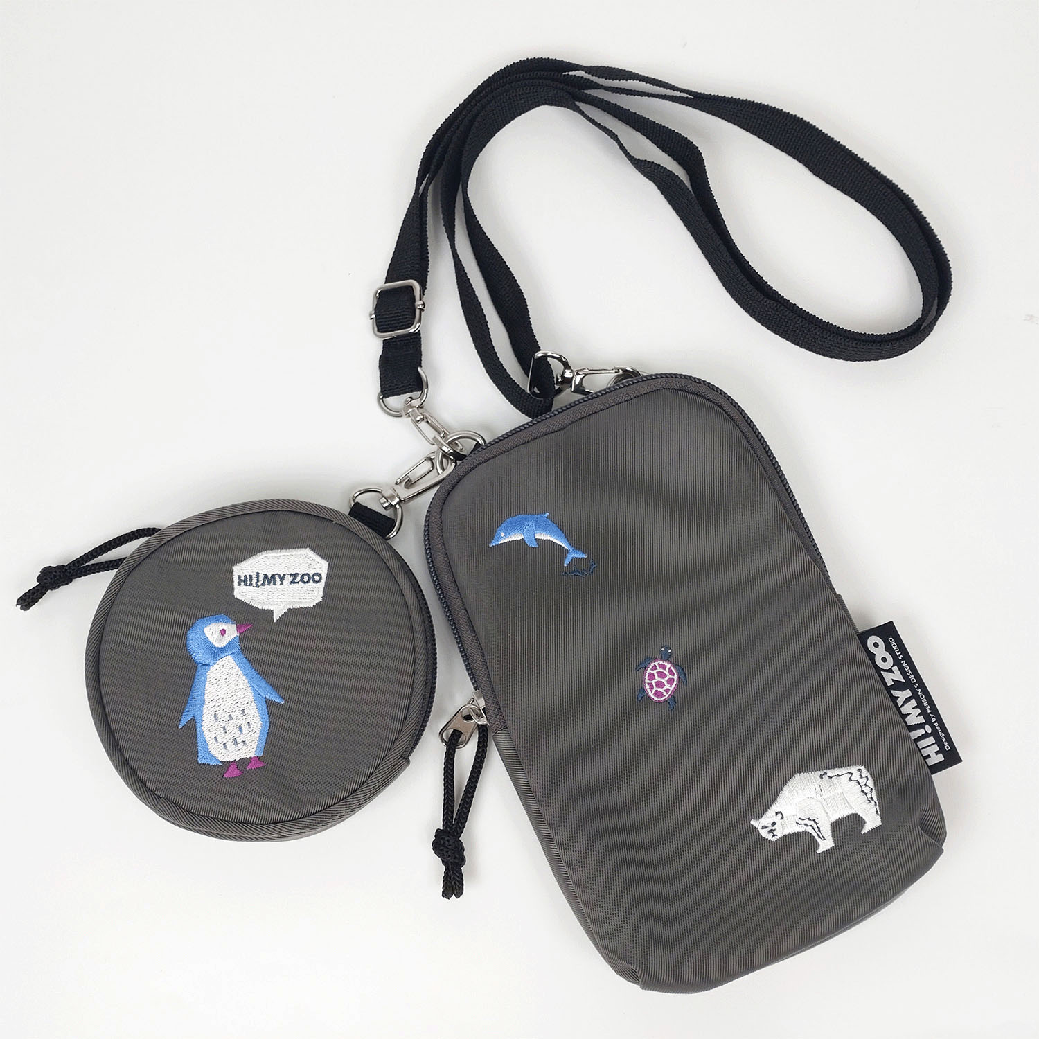 HI！MY ZOO HMZ刺繍ポーチ付ミニショルダーバッグ - 画像7