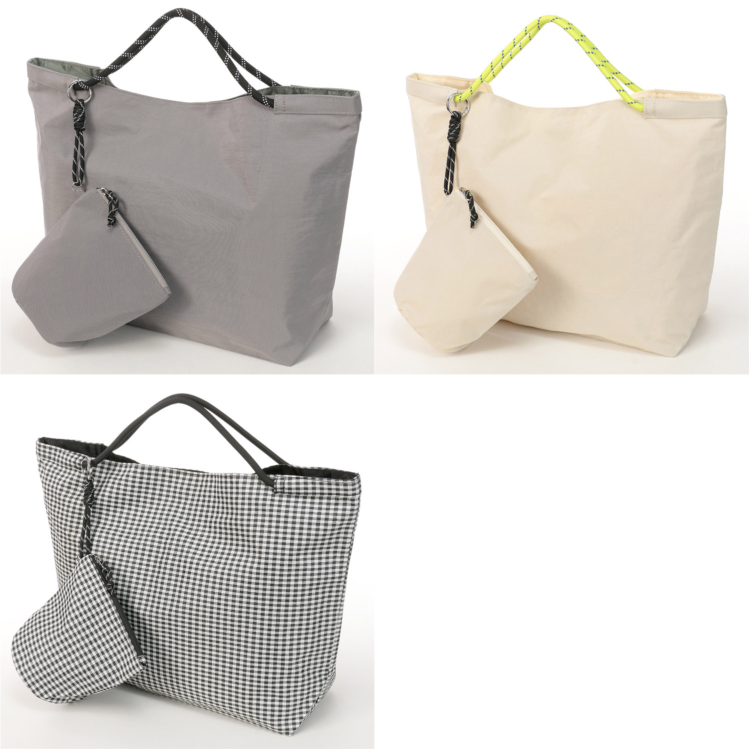 cachecache ウォッシャ－ナイロンパッカブルトートバッグ - 画像2