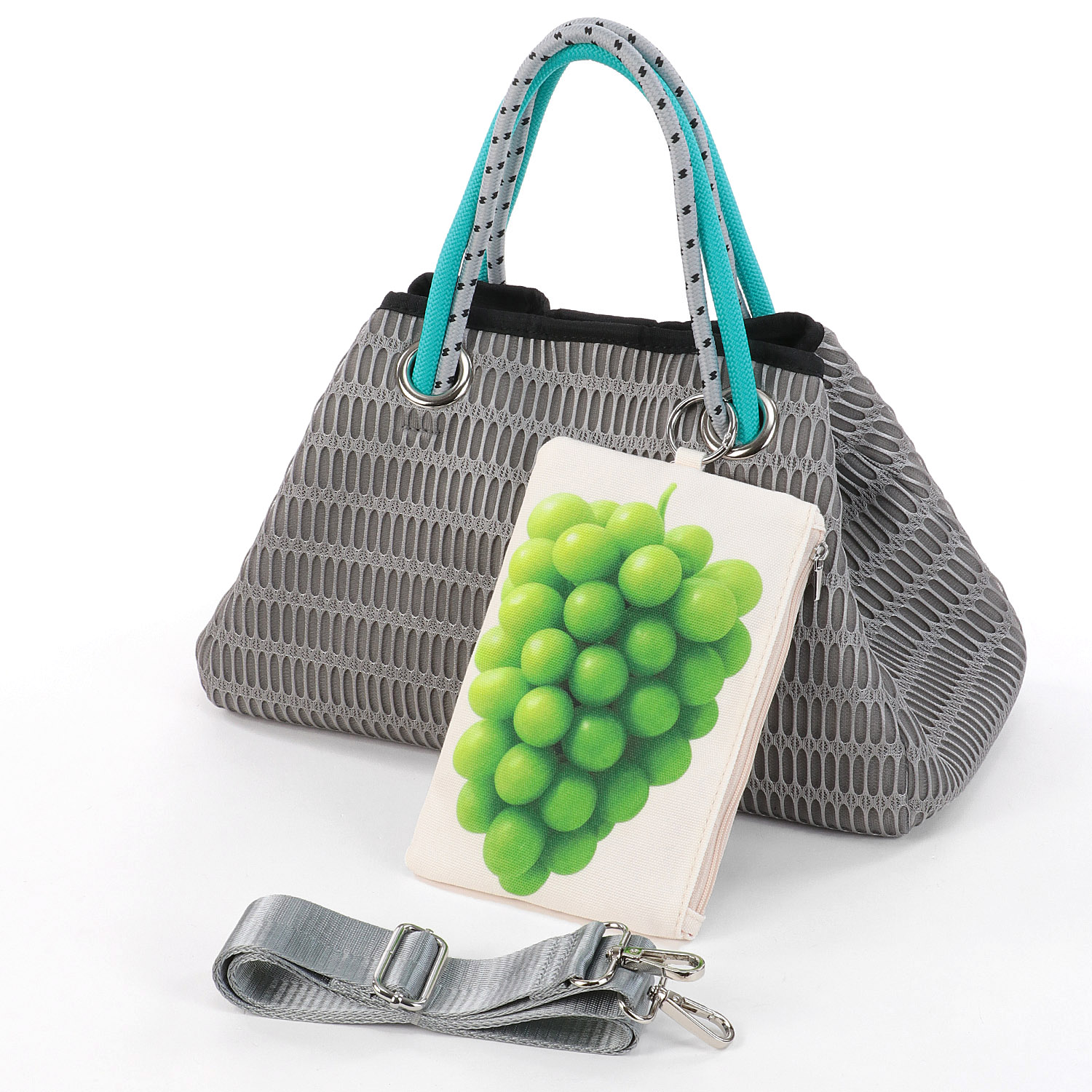 【在庫ある分で終了】美味しいポーチ付メッシュトートバッグ - 画像6