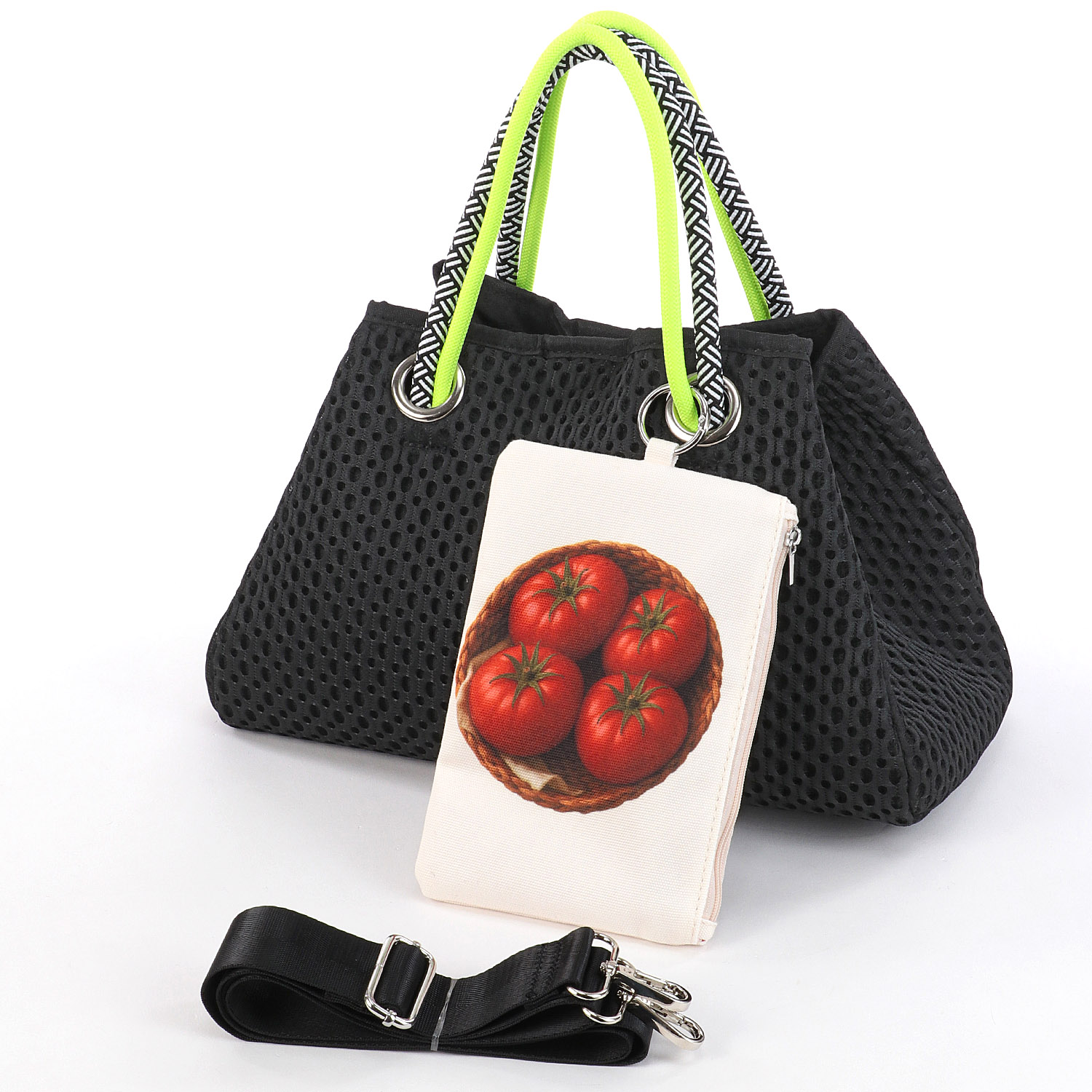 【在庫ある分で終了】美味しいポーチ付メッシュトートバッグ - 画像7