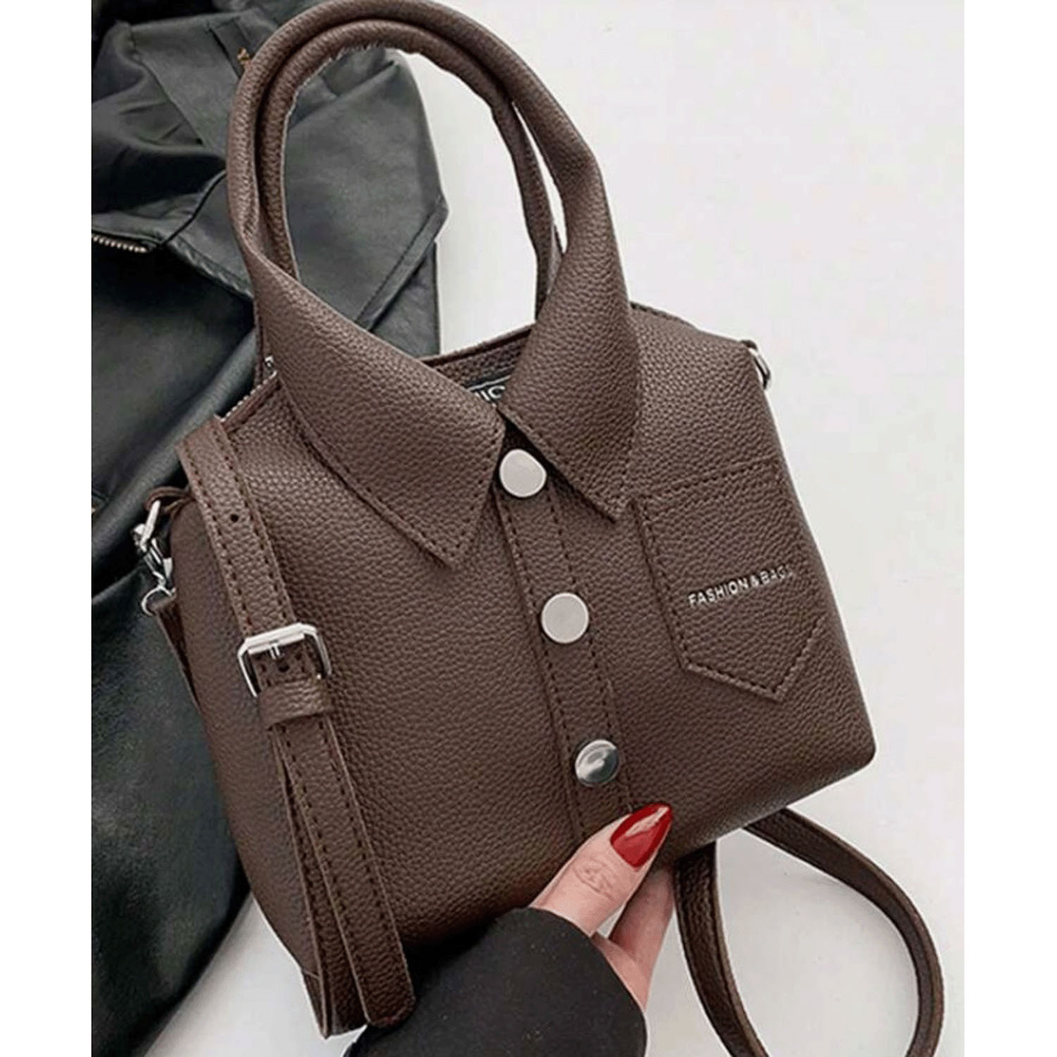 シャツデザイン2WAYバッグ