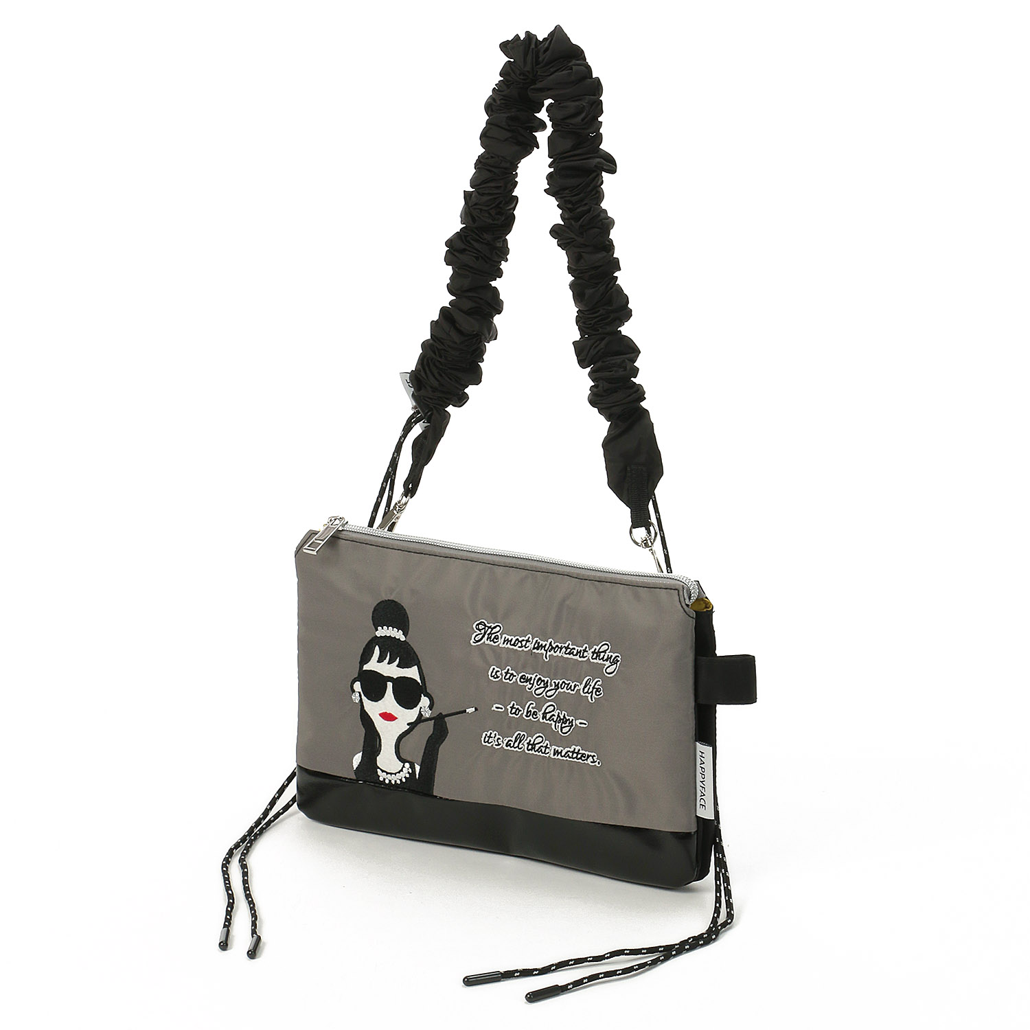 HAPPY FACE レディ・エマ くしゅくしゅショルダーバッグ