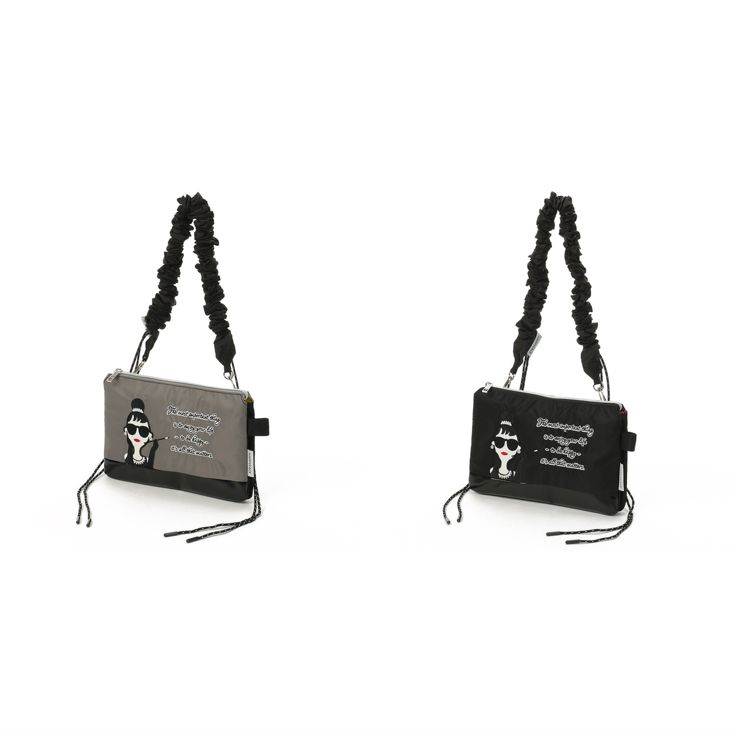 HAPPY FACE レディ・エマ くしゅくしゅショルダーバッグ