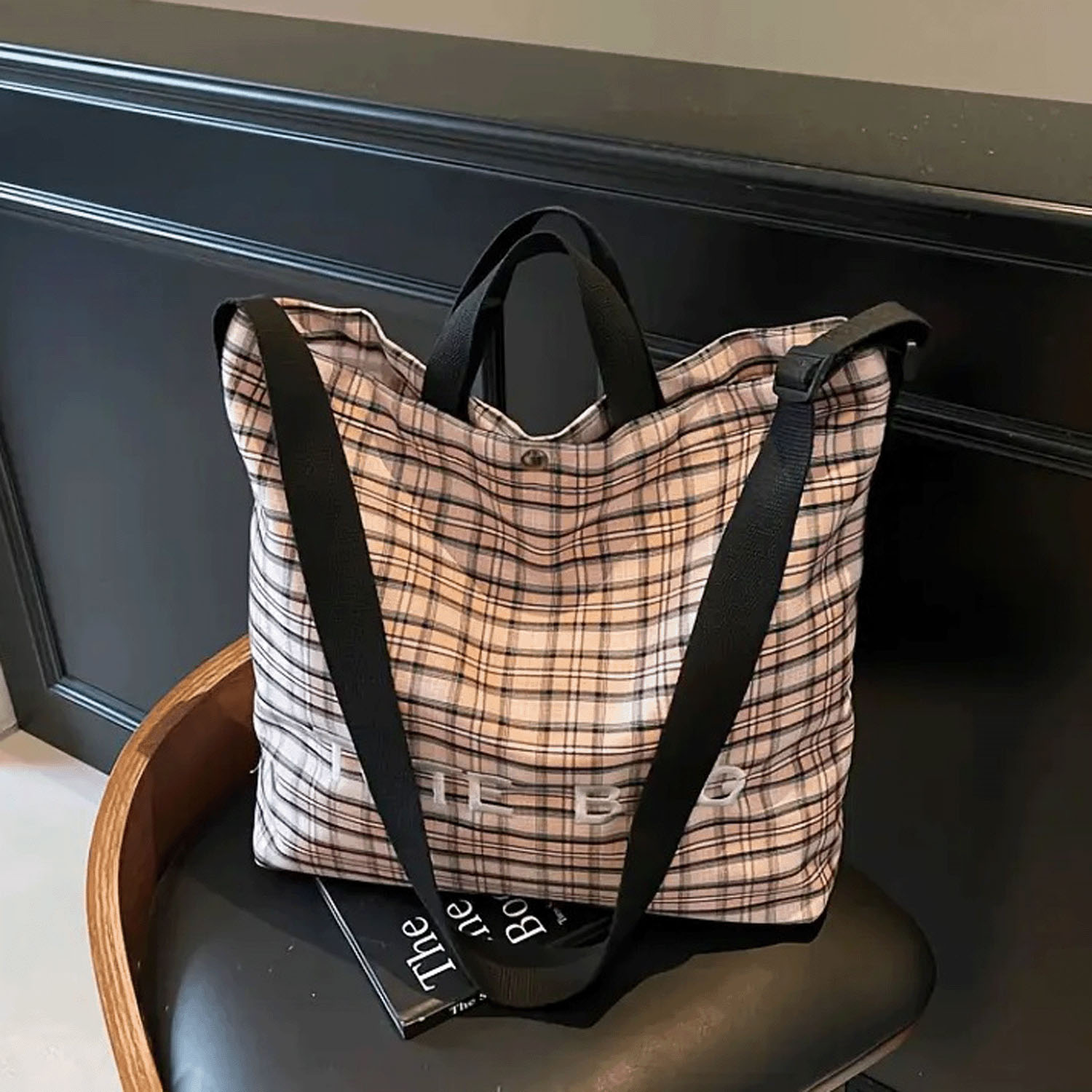 チェック2WAYトートバッグ - 画像8