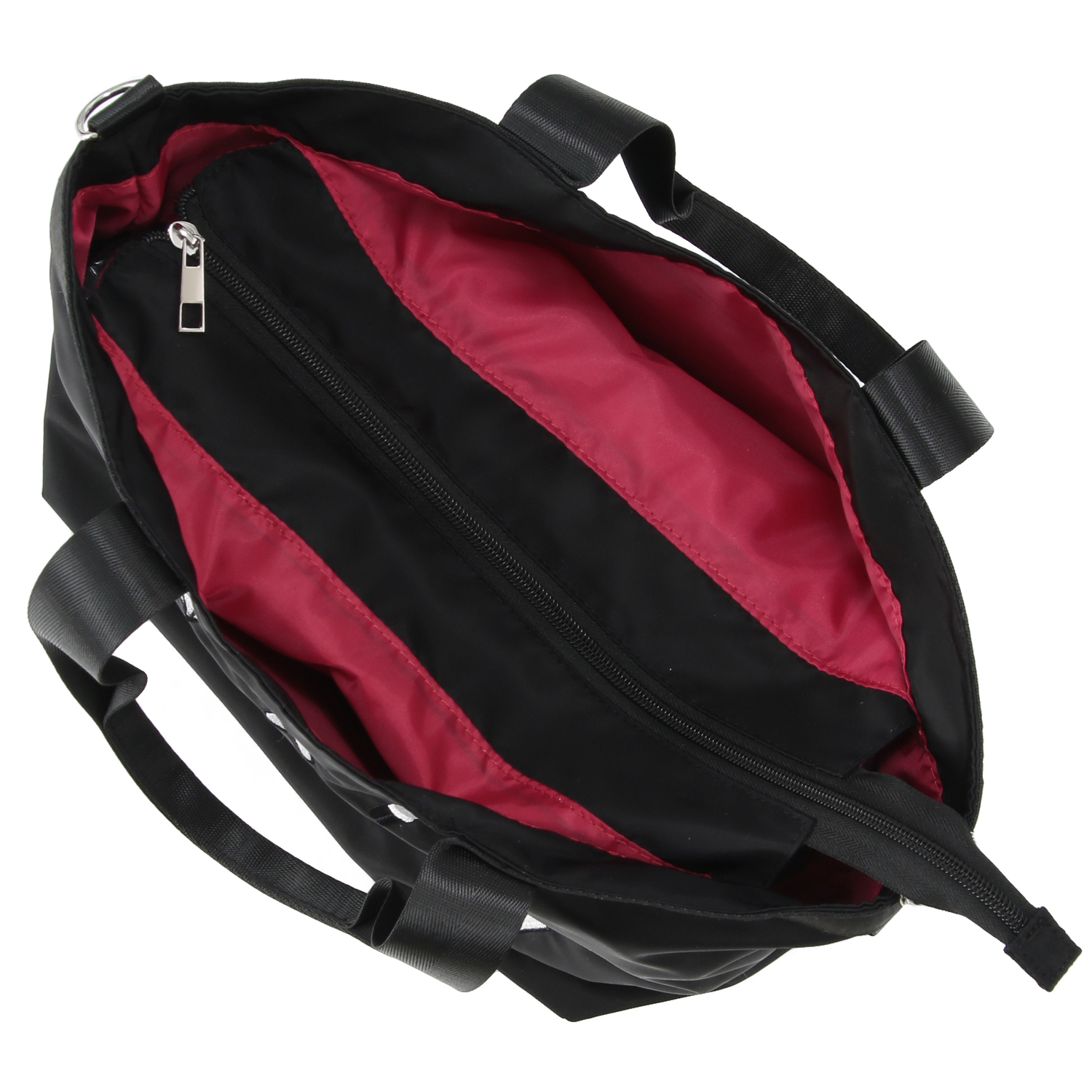 HAPPY FACE レディ・エマ新刺繍多機能2WAYトートバッグ大 - 画像6