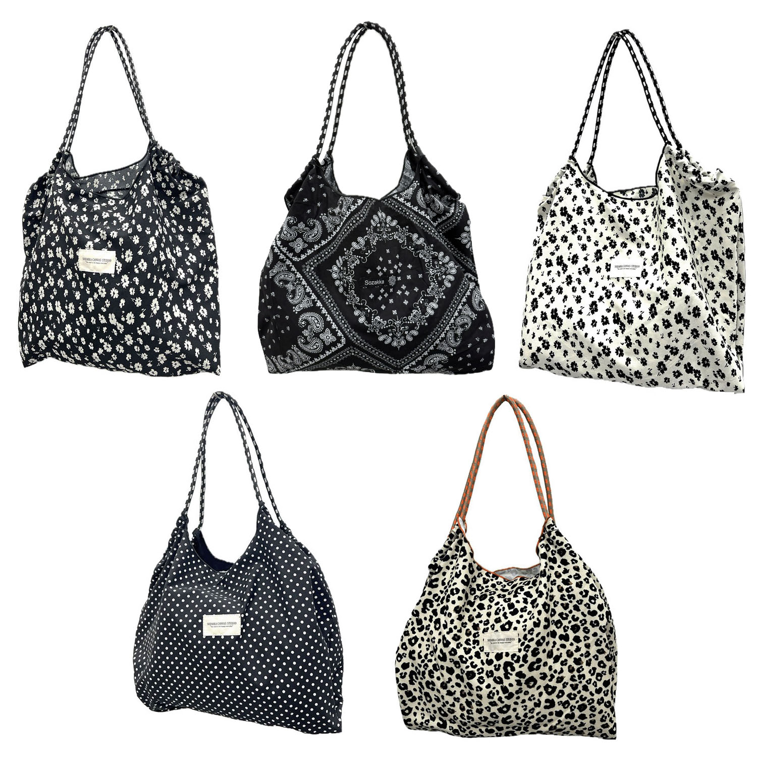 【72－00と82－00はエトワール別注柄】プリント2WAYバッグ - 画像11