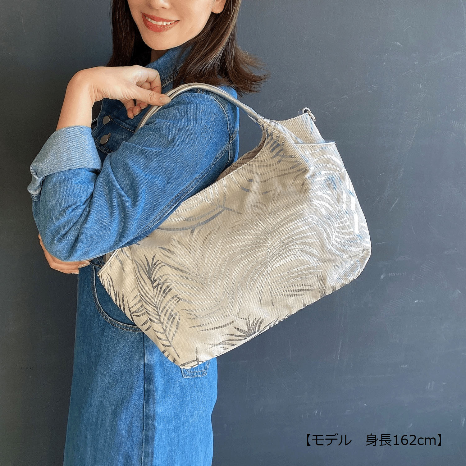 ボタニカルプリント2WAYトートバッグ - 画像2