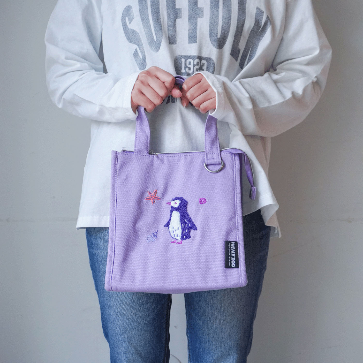 HI！MY ZOO 保冷キャンバスランチバッグ - 画像4