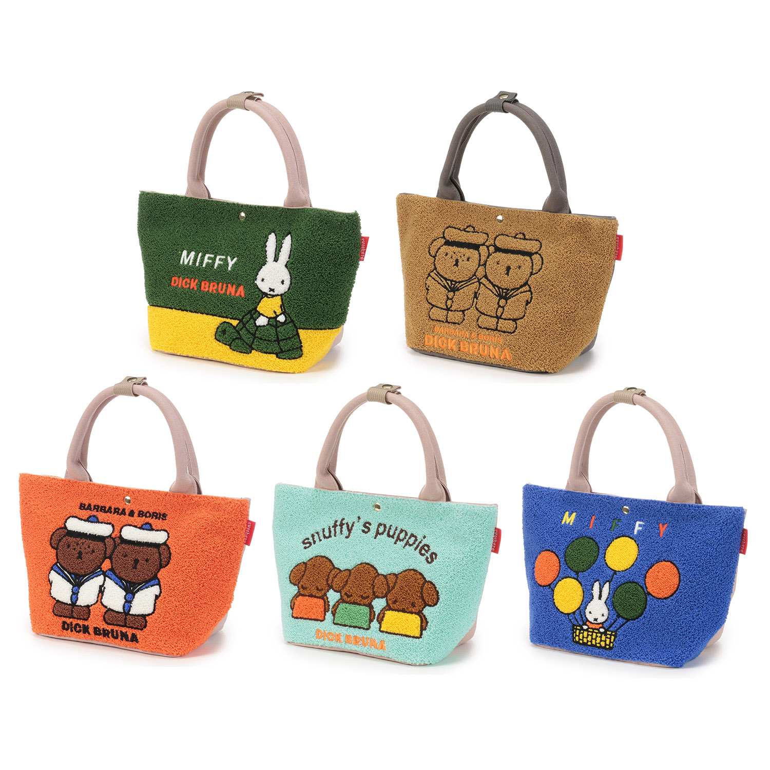 Zucchero×miffy サガラ刺繍バケツ型バッグ - 画像1