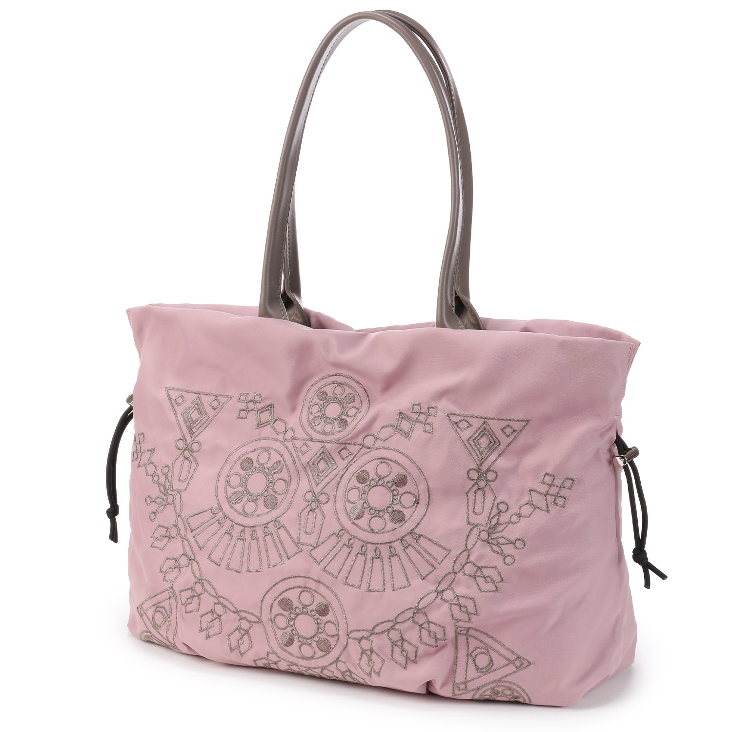 エスニック柄刺繍絞りトートバッグ - 画像5