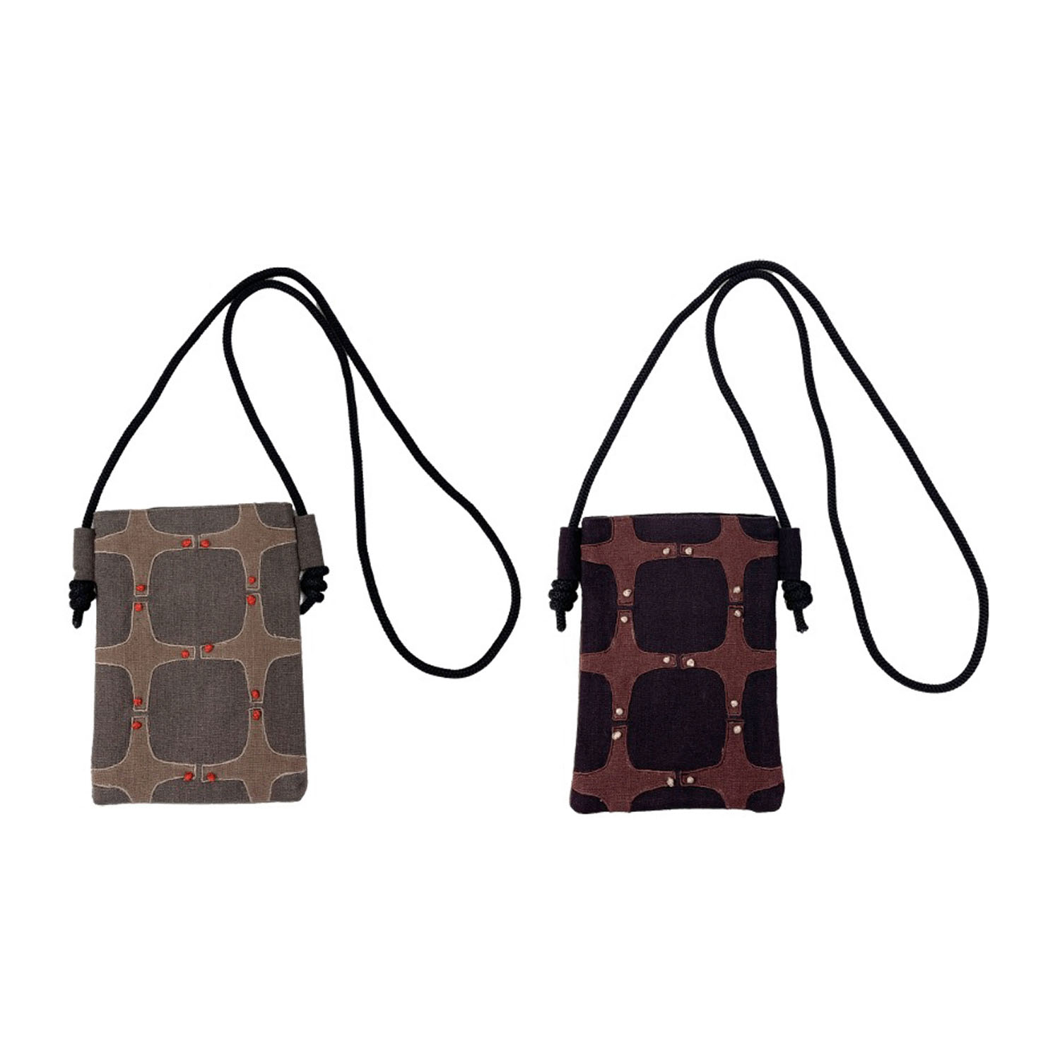 アフリカンアートパッチワークポシェット - 画像2