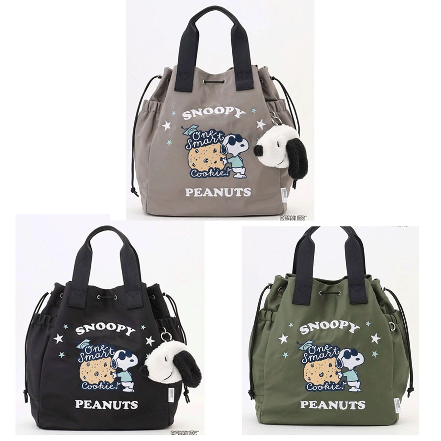 Y’SACCS ×スヌーピー ドロスト2WAY巾着バッグ