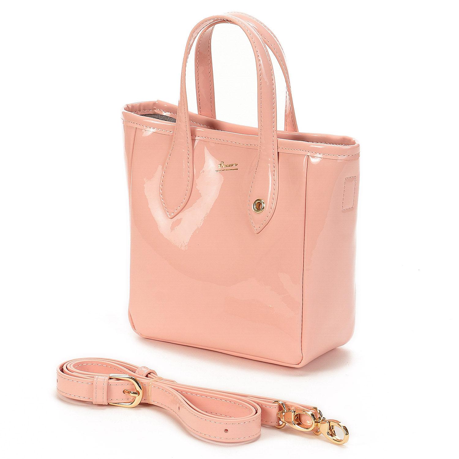 BEAURE エナメル2WAYミニトートバッグ - 画像2