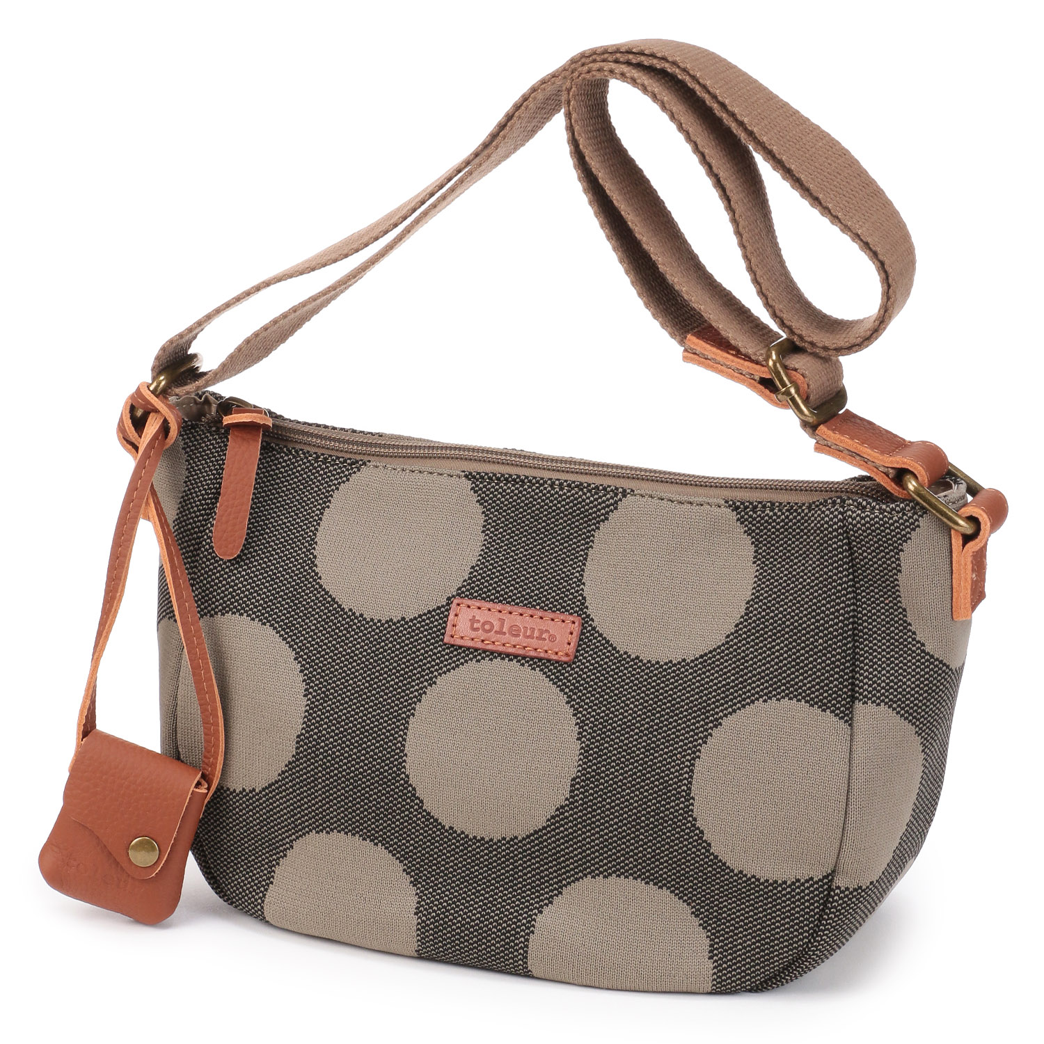 toleur ドット柄ニットショルダーバッグ - 画像5