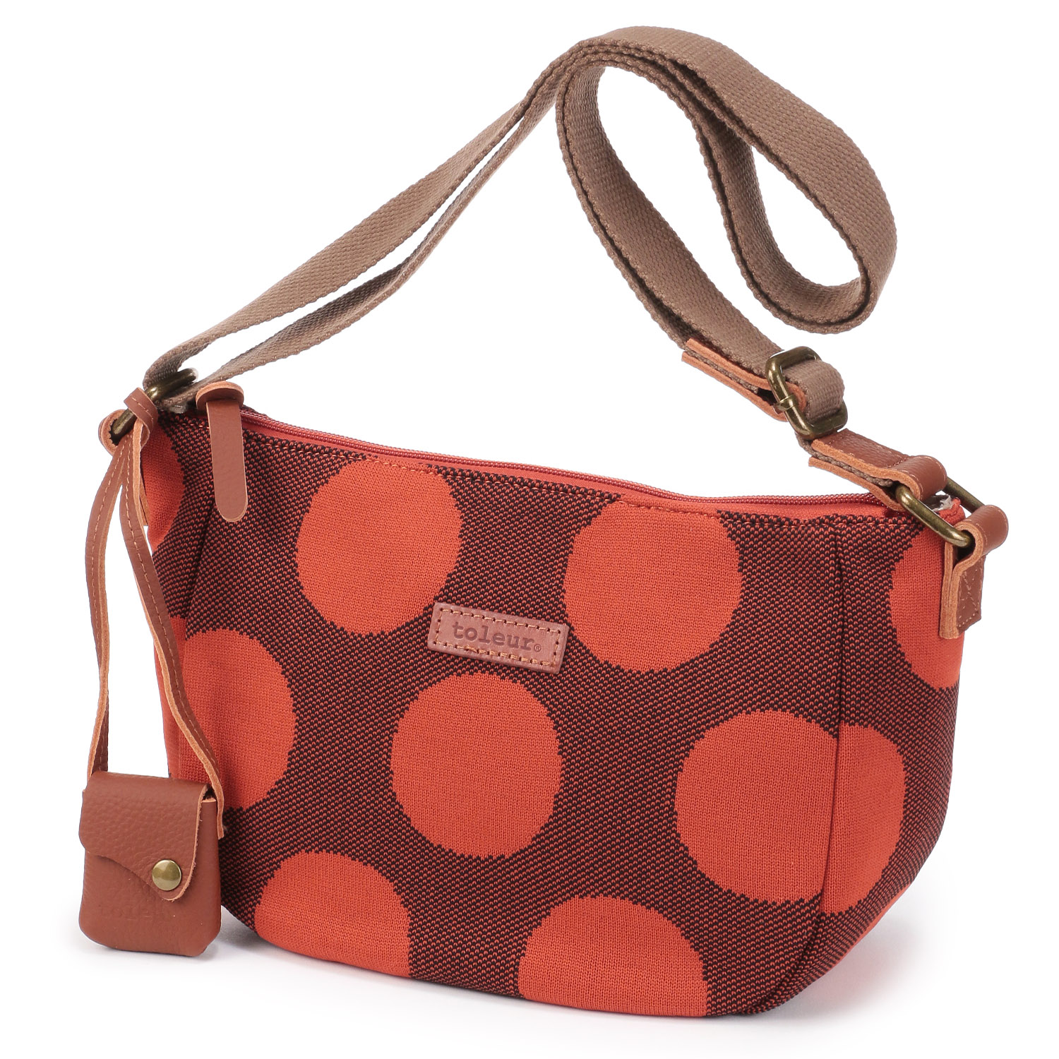 toleur ドット柄ニットショルダーバッグ - 画像6