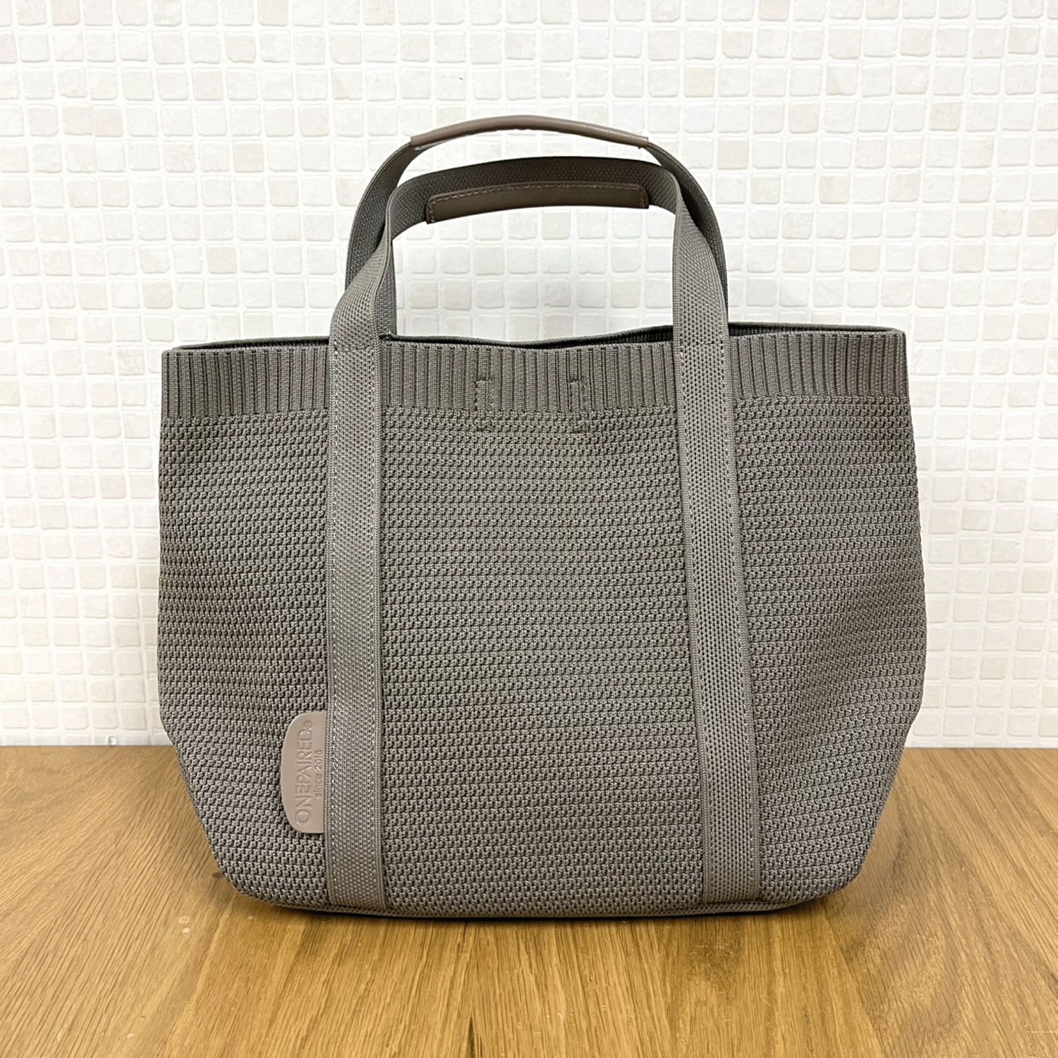 ONE PAIRED（ワンペアード） ニットトートバッグM - 画像2