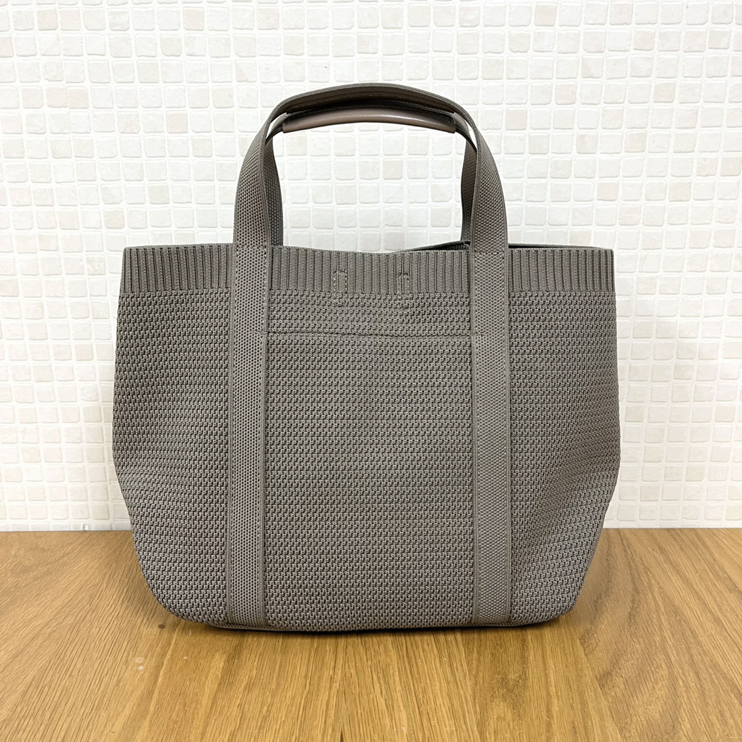 ONE PAIRED（ワンペアード） ニットトートバッグM - 画像3