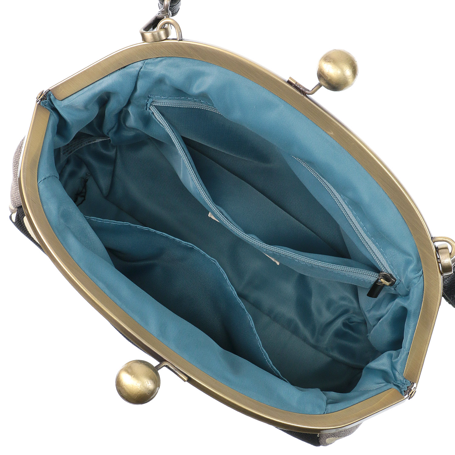 gream supply ドット柄口金ショルダーバッグ - 画像4