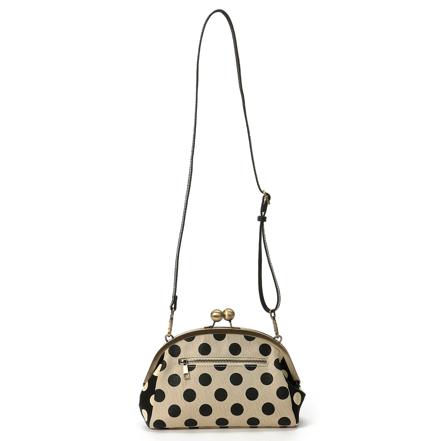 gream supply ドット柄口金ショルダーバッグ - 画像6