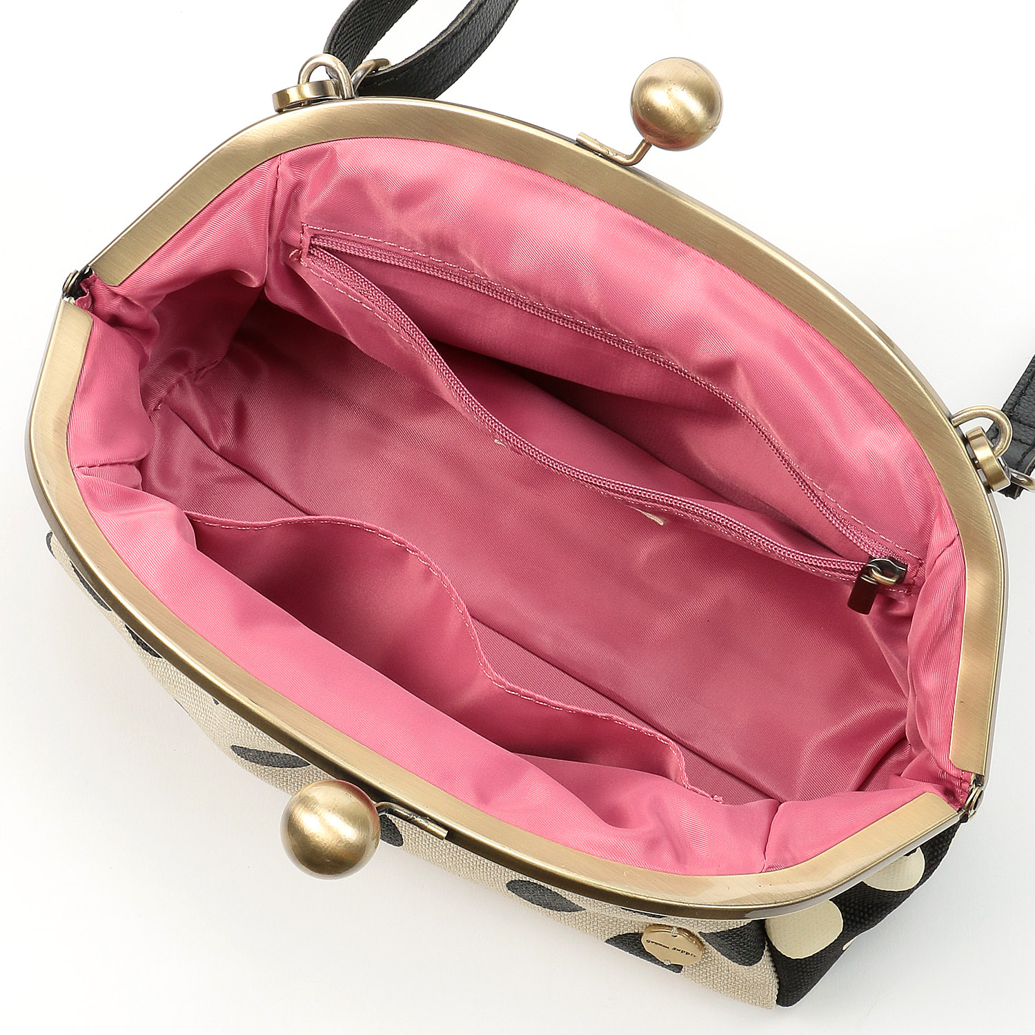 gream supply ドット柄口金ショルダーバッグ - 画像7