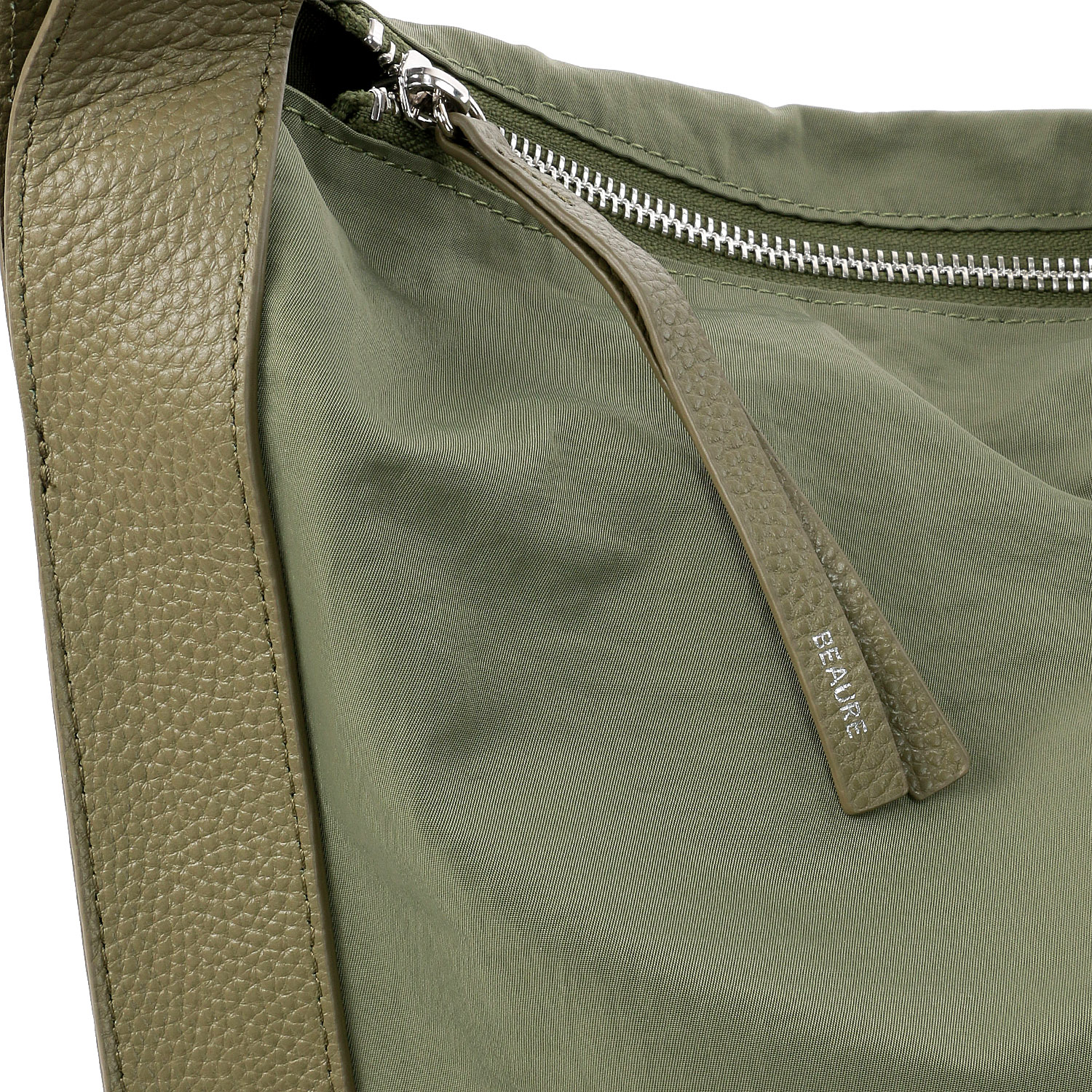 BEAURE レザーコンビナイロンバッグ - 画像8