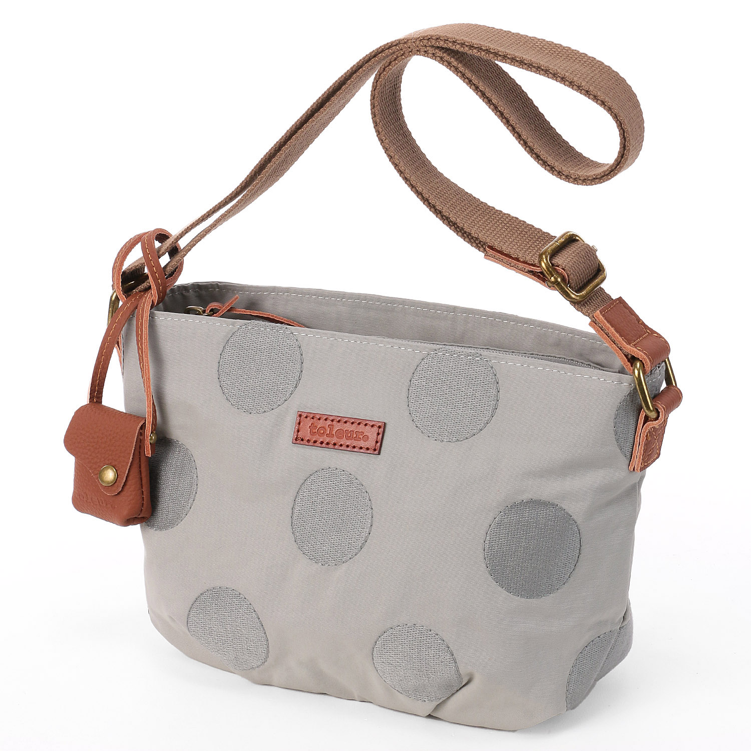 【在庫ある分で終了】toleur ドット刺繍横型ショルダーバッグ - 画像2