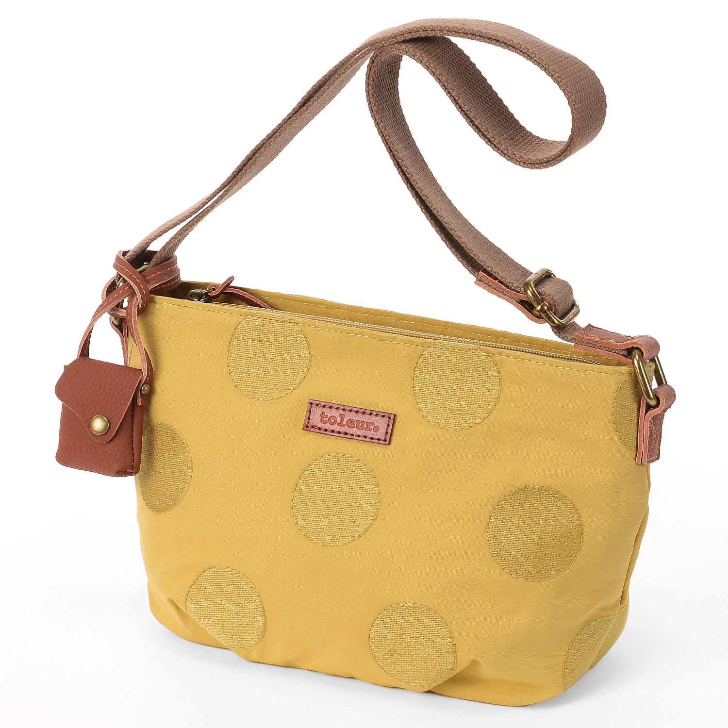 【在庫ある分で終了】toleur ドット刺繍横型ショルダーバッグ - 画像6