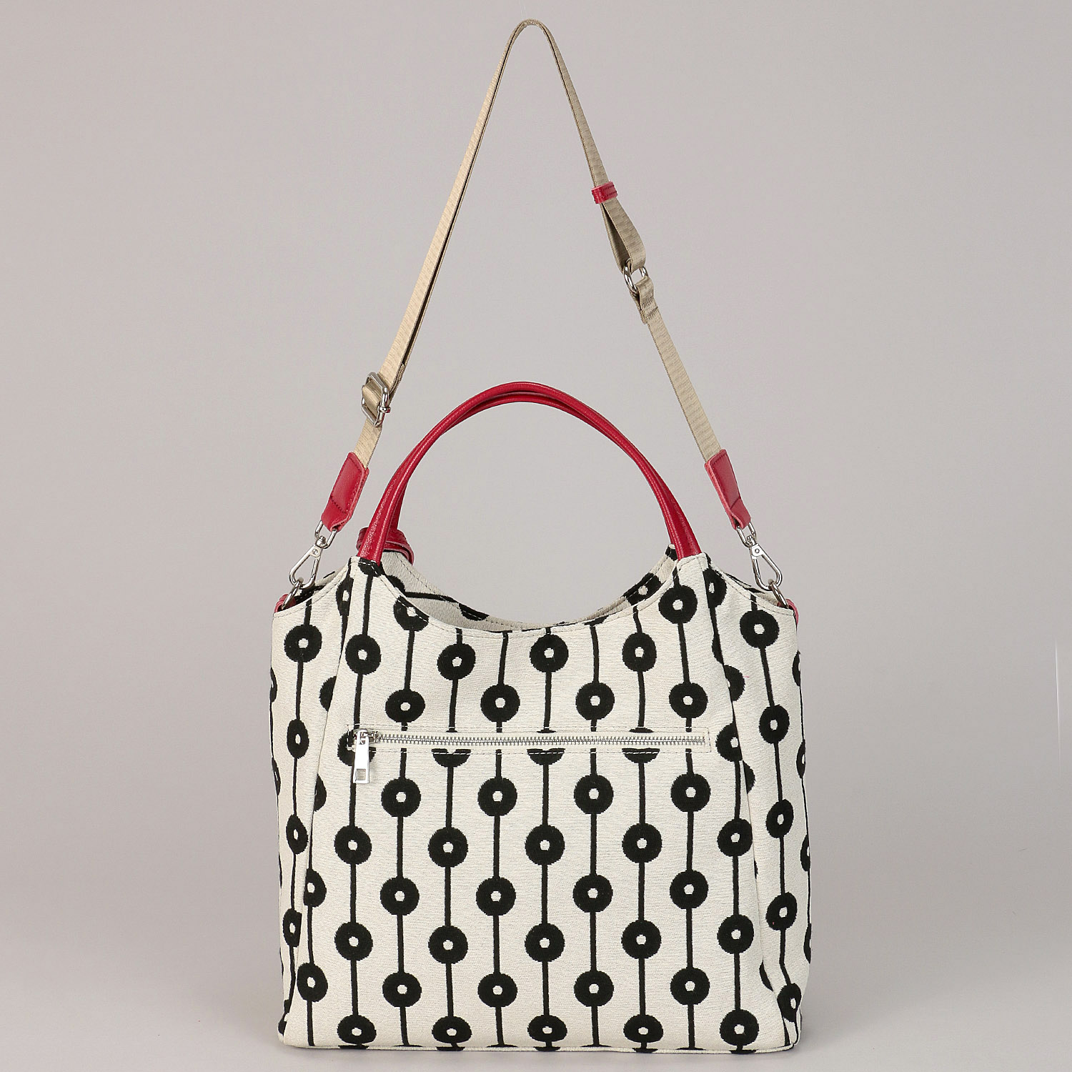 gream supply 幾何学ジャガード2WAYバッグ - 画像3