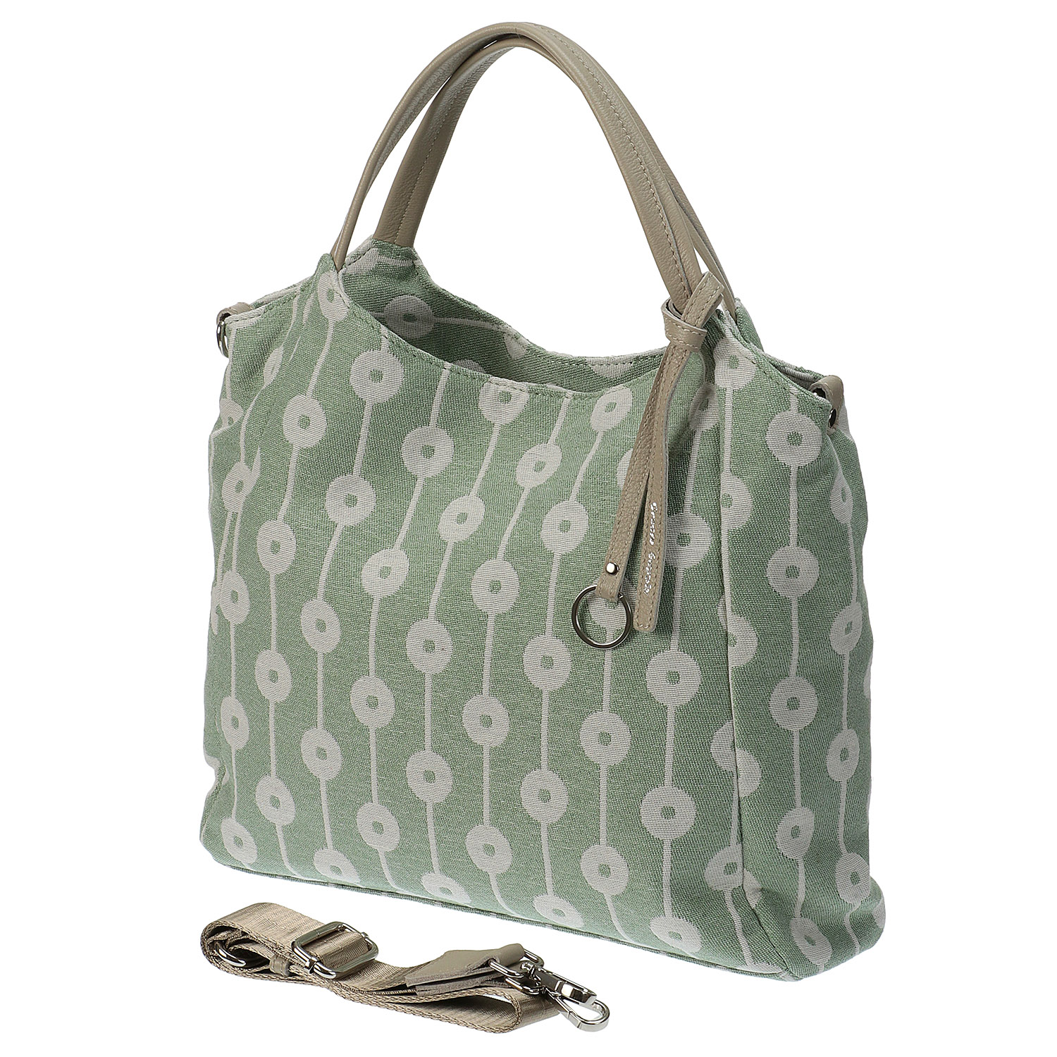 gream supply 幾何学ジャガード2WAYバッグ - 画像9