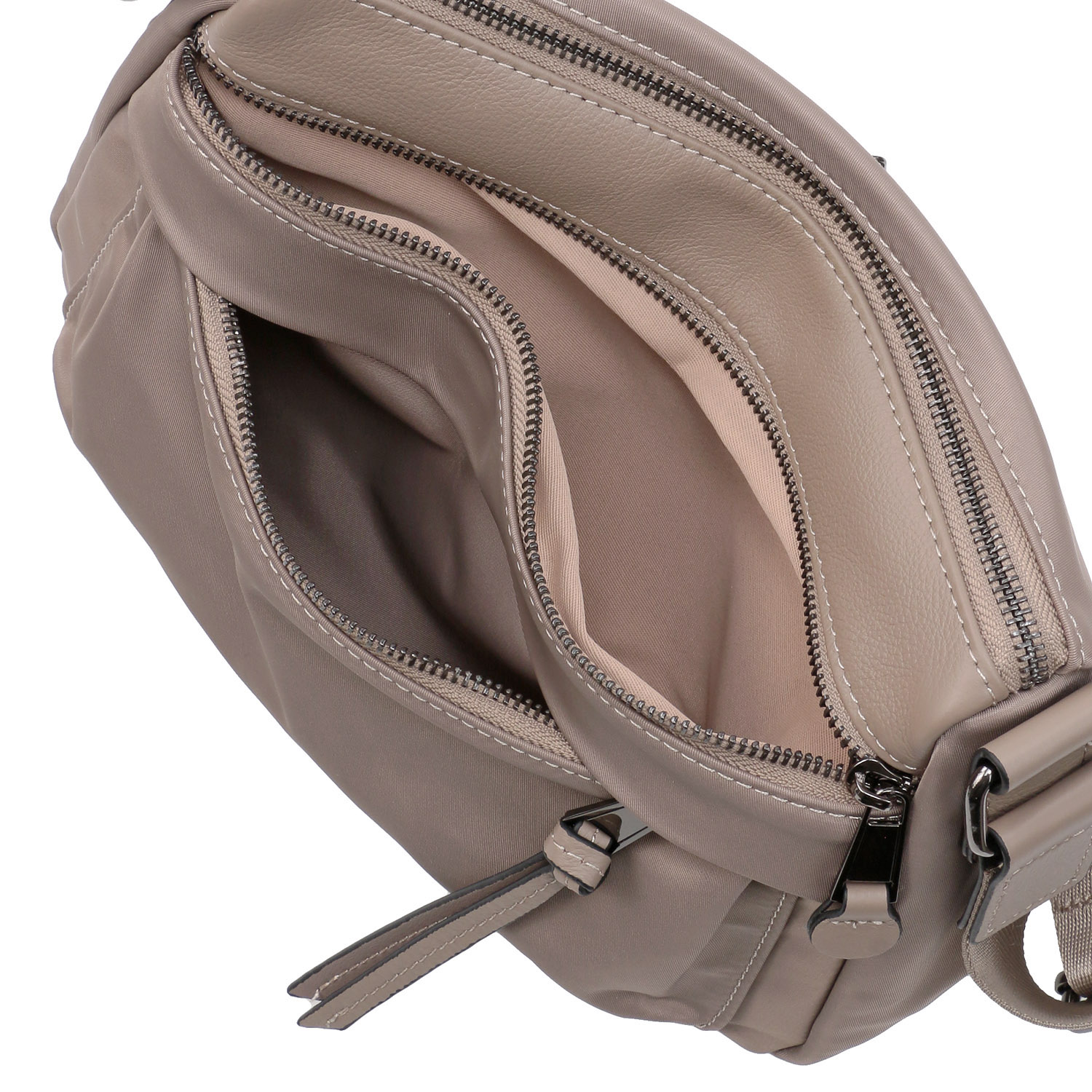 【63－00 次回納期未定】ナイロン×牛革ショルダーバッグ - 画像5