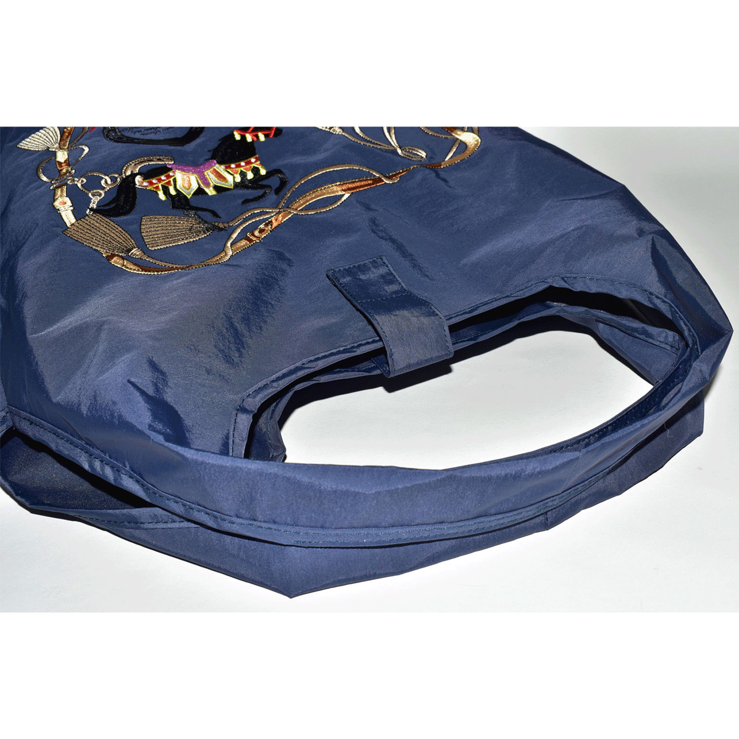 馬柄刺繍コンパクトトートバッグ - 画像4