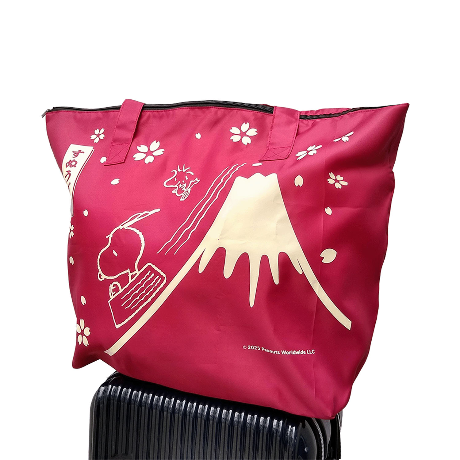 PEANUTS スヌーピー折り畳みファスナートートバッグ L - 画像10