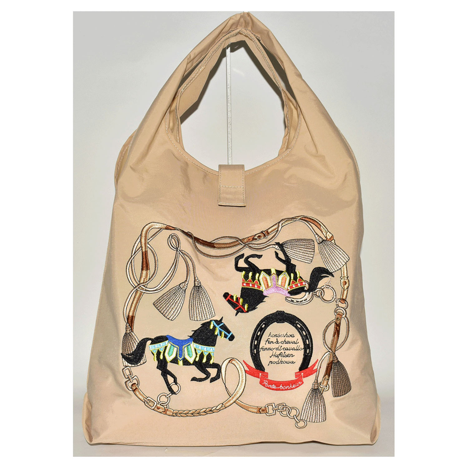 馬刺繍コンパクトトートバッグ小 - 画像10