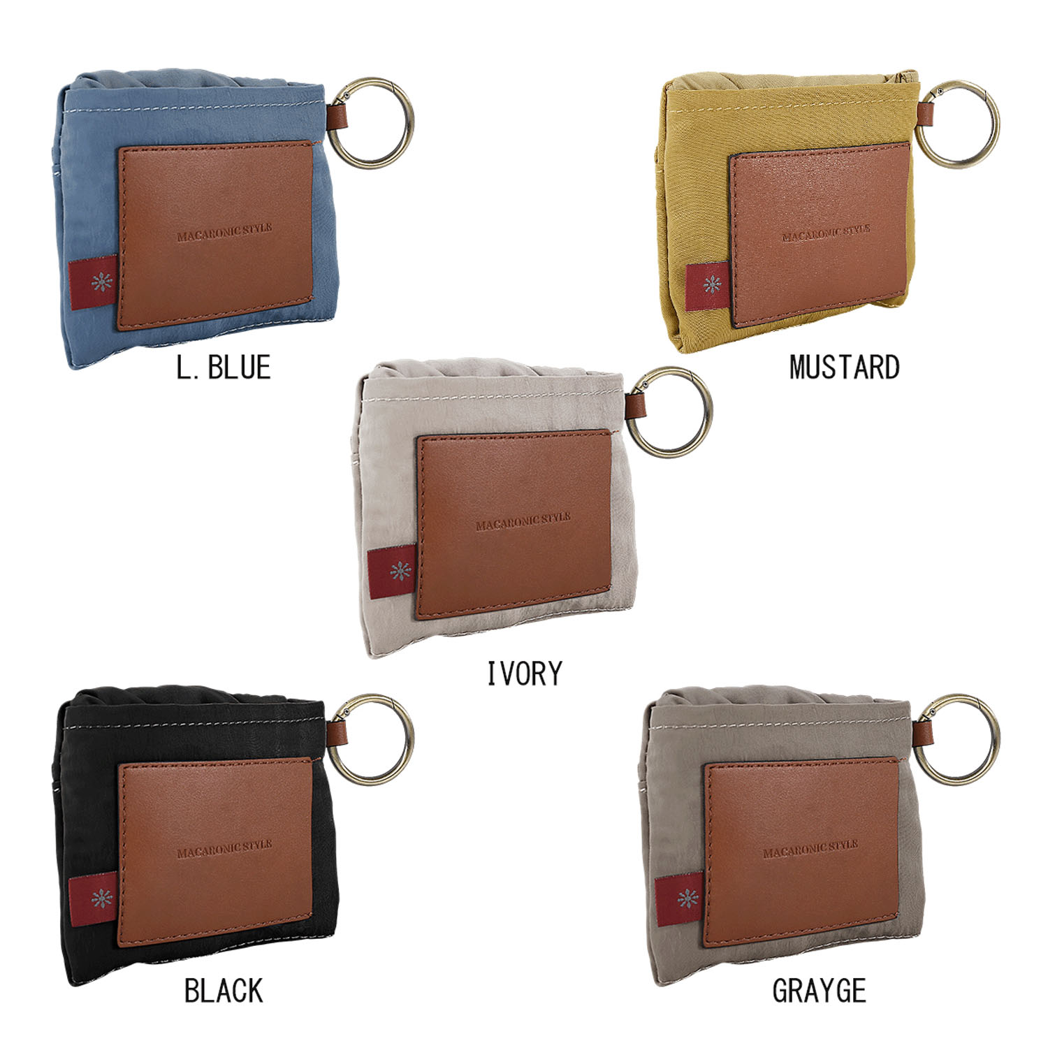 【54ー00は次回納期5月予定】MACARONIC STYLE シワナイロンエコバッグ - 画像3