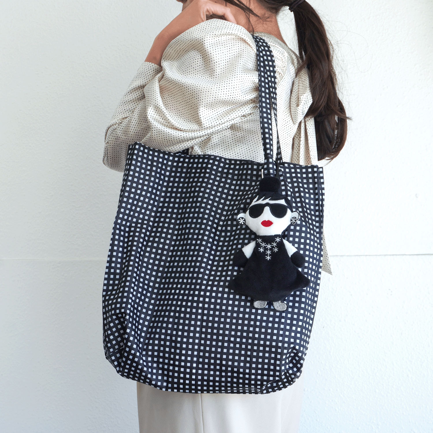 【エトワールオリジナル】HAPPY FACE レディエマ マスコット付きエコバッグ - 画像2