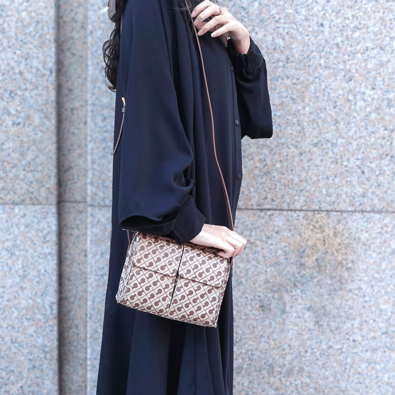 GHERARDINI SOFTY Wポケットショルダーバッグ - 画像1