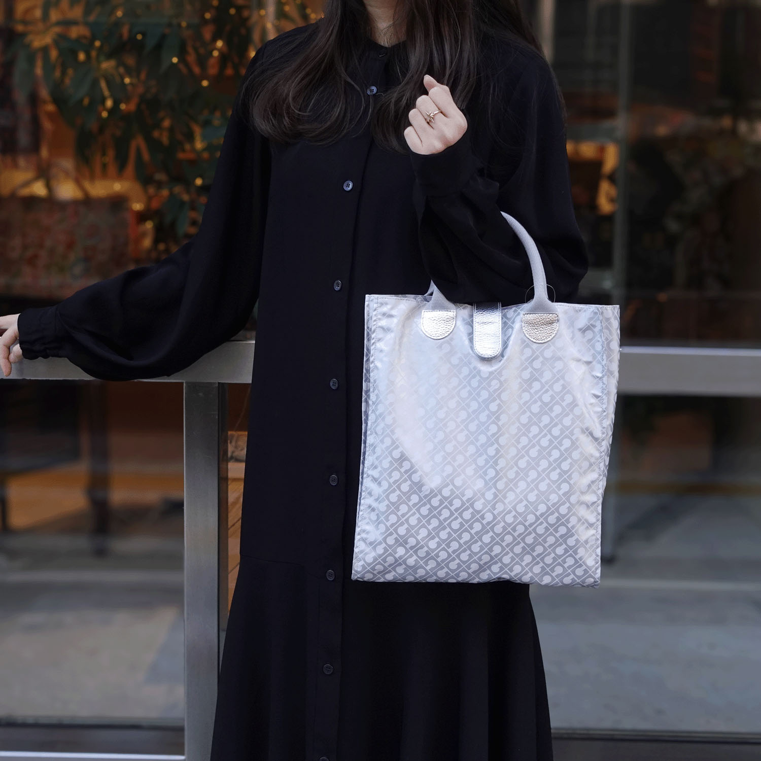 GHERARDINI SOFTY薄マチハンドバッグ