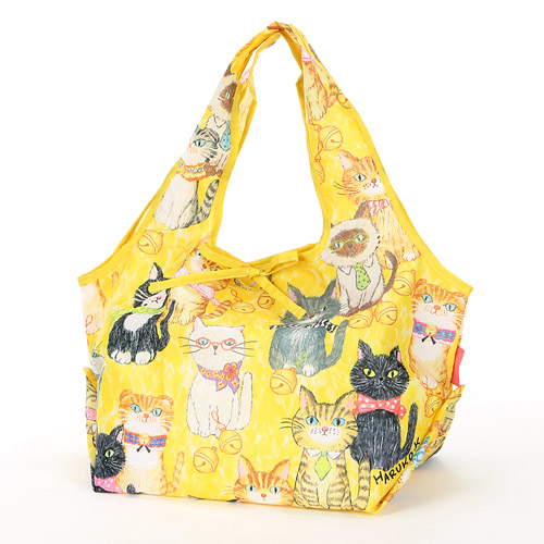 猫が整列したら エコバッグ - 画像2