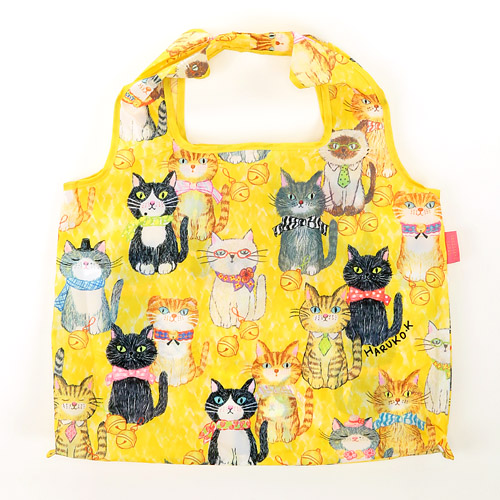 猫が整列したら エコバッグ