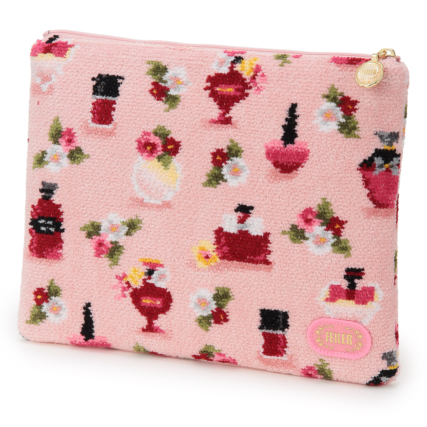 FEILER フレグランスローズ フラットポーチ（FRR232019）